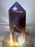 Druzy Agate Tower