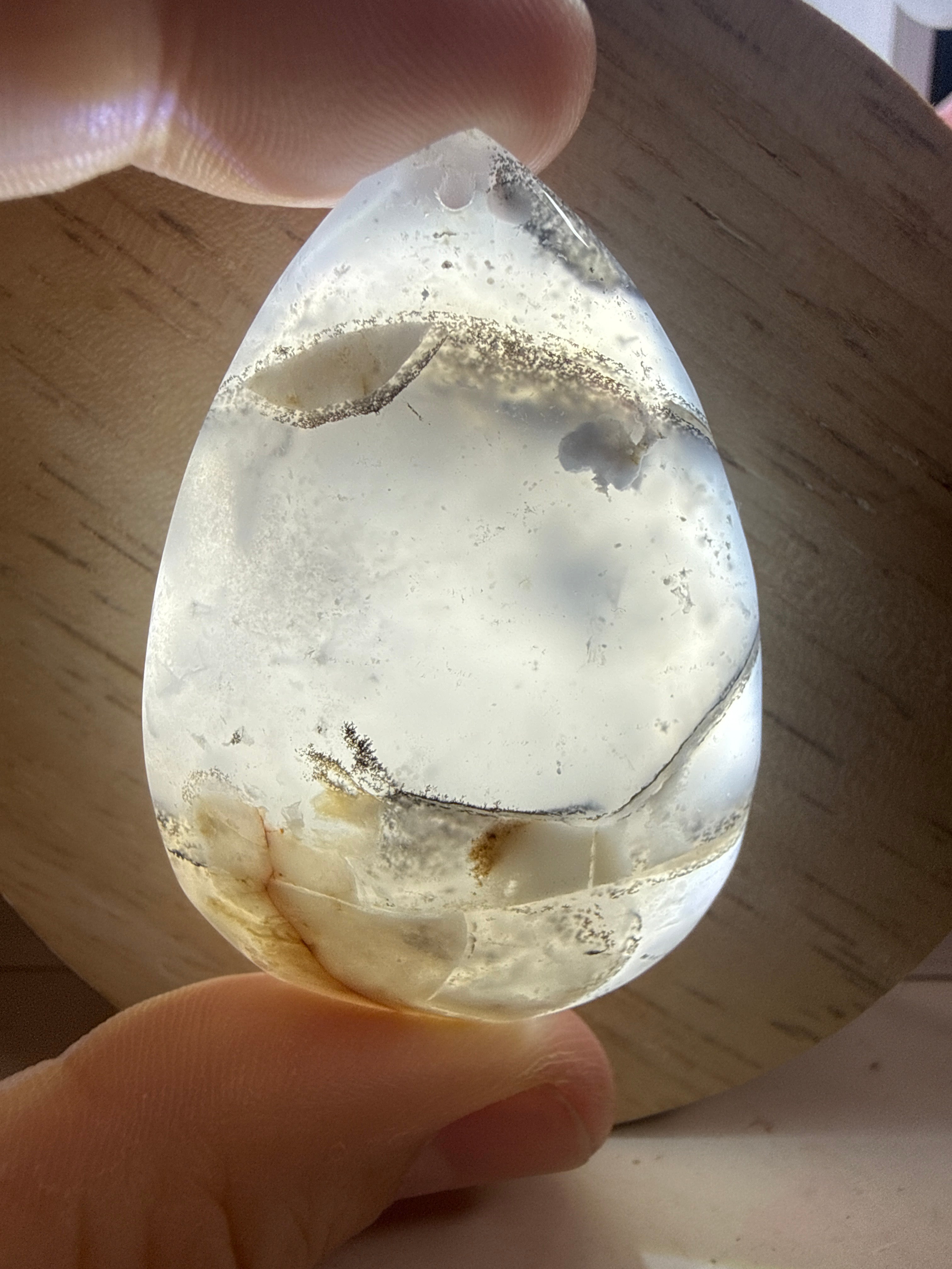 Dendritic Snowflake Agate