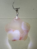 Flower Agate Star Pendant
