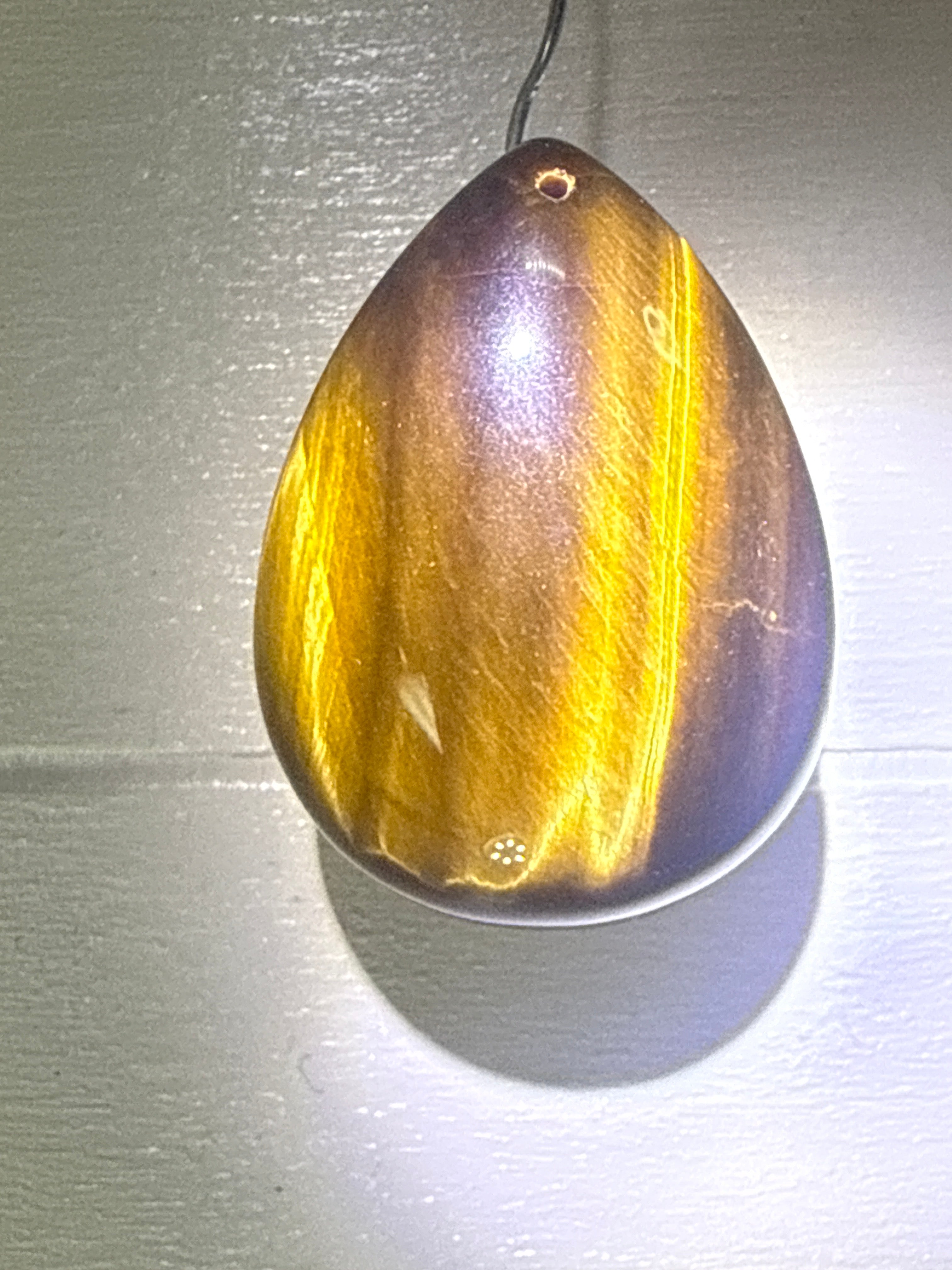 Gold Tigers Eye Pendant