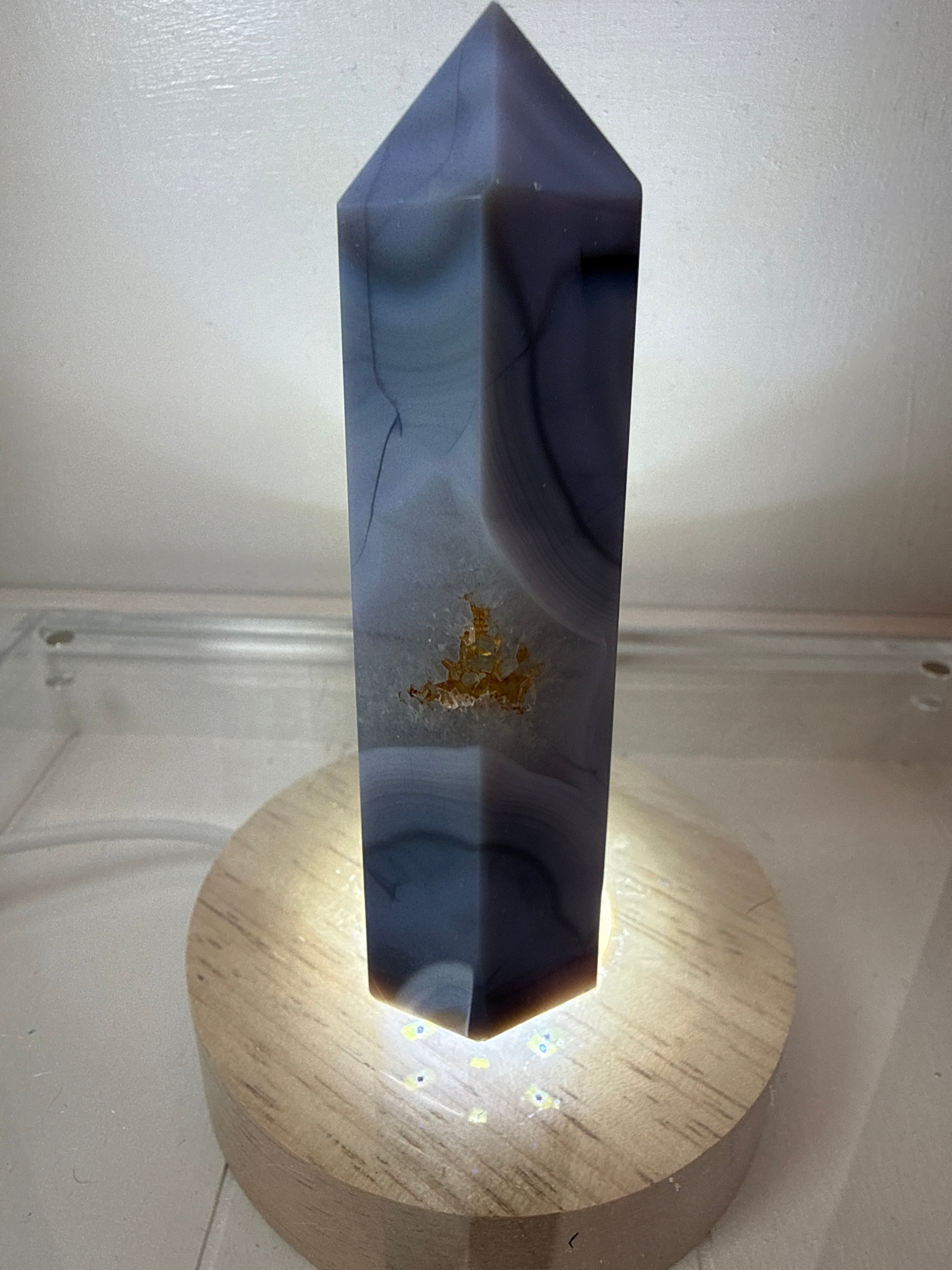 Druzy Agate Tower