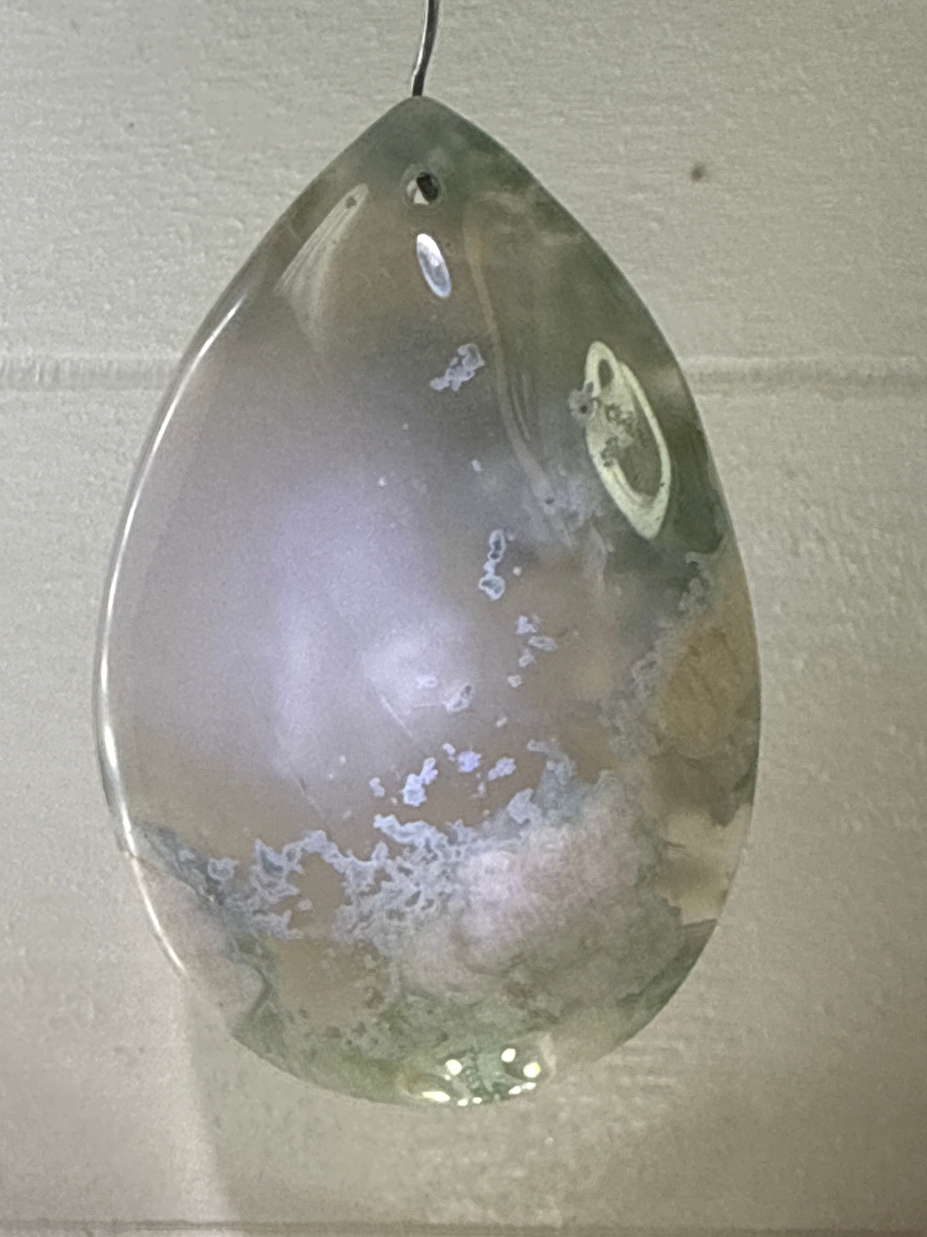 Flower Agate Pendant