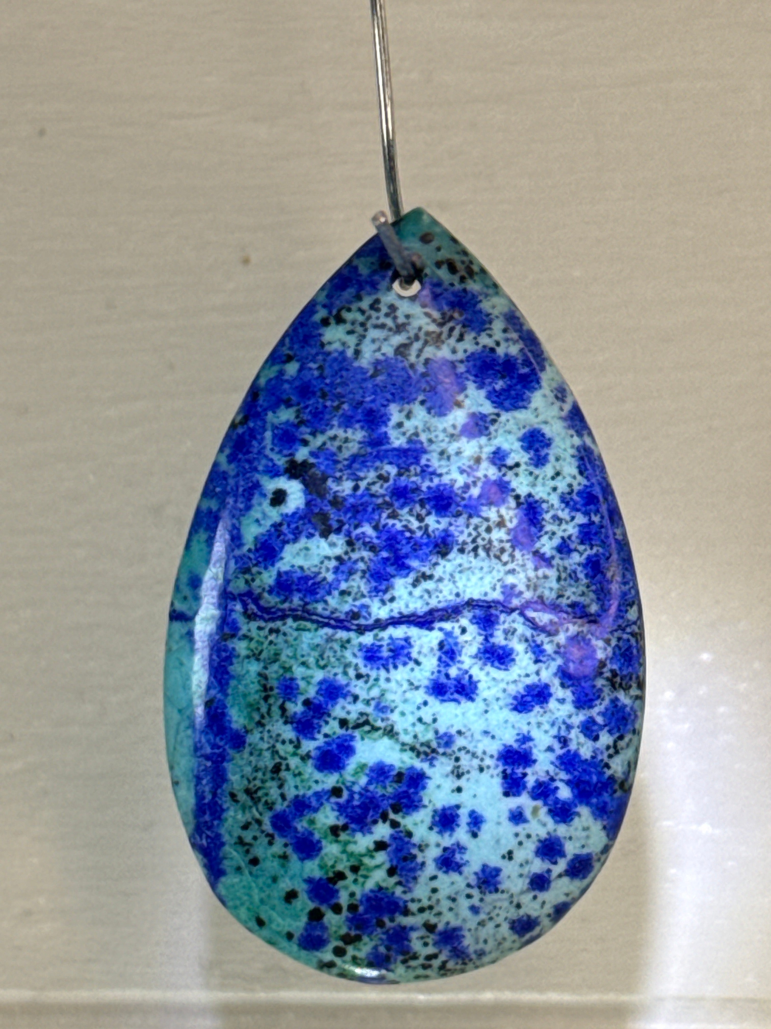 Azurite and Chrysocolla Pendant