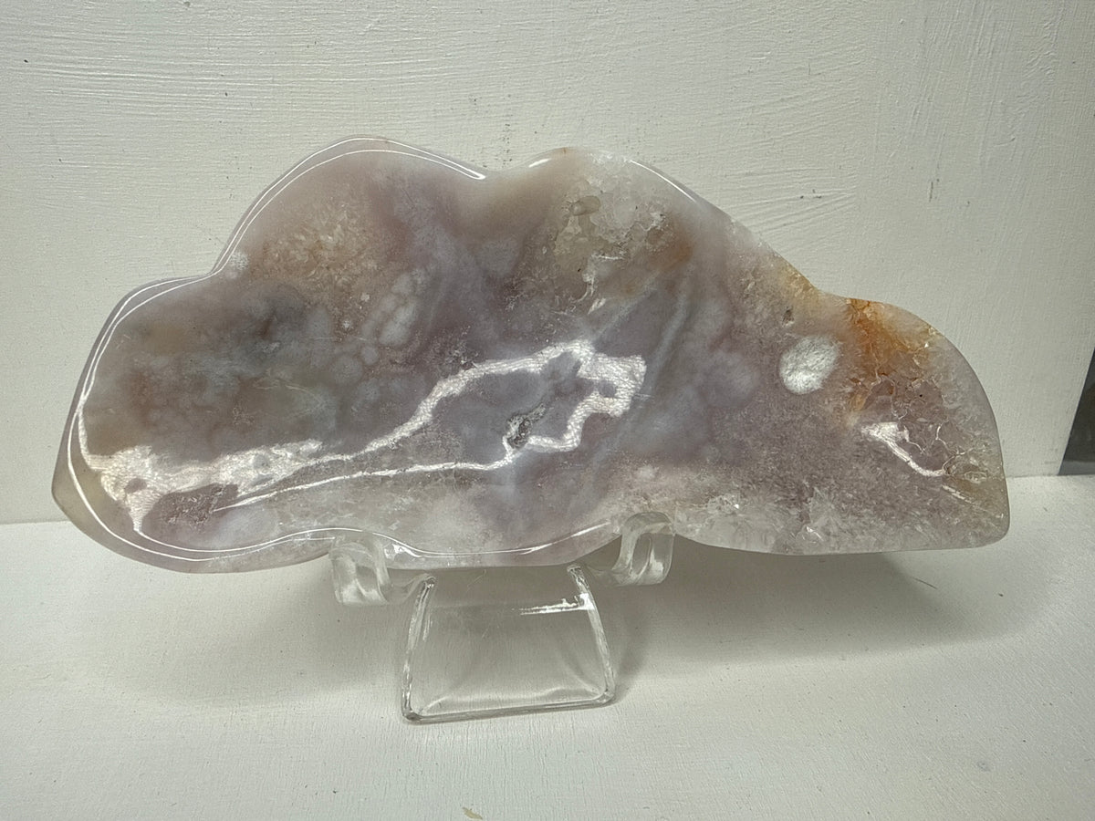 Flower Agate Trinket Dish