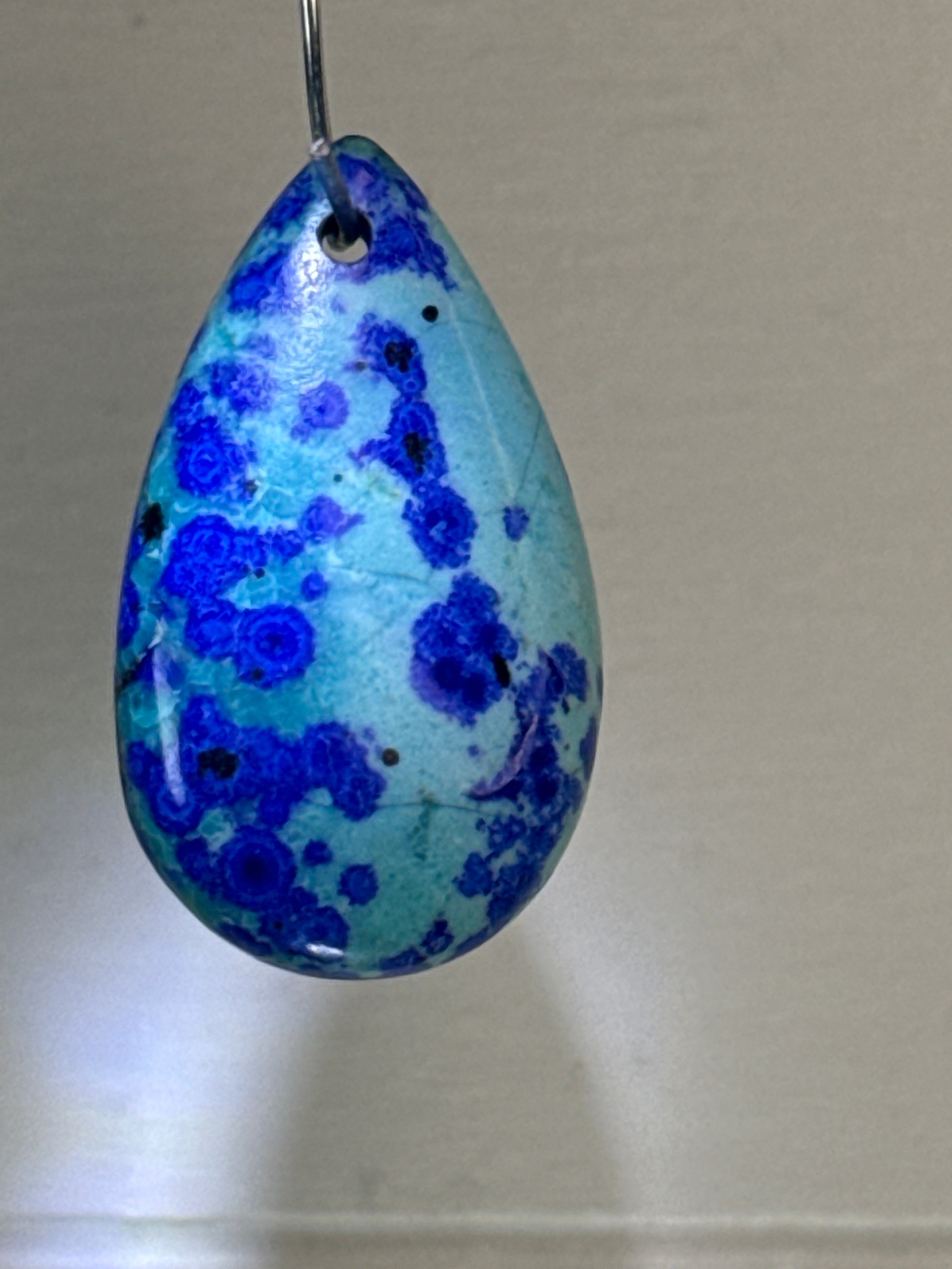 Azurite and Chrysocolla Pendant