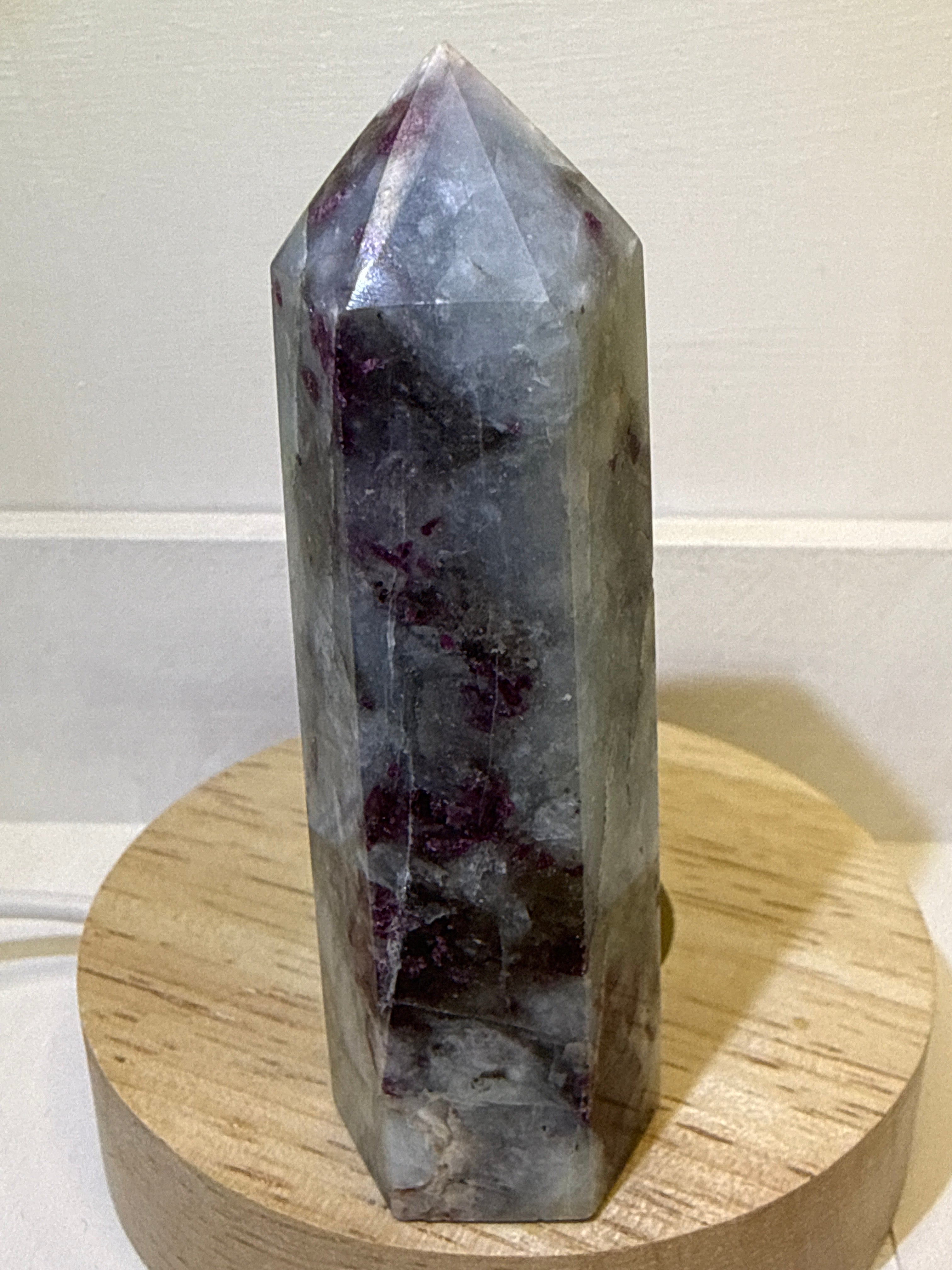 Rubellite Point ( Pink Tourmaline)
