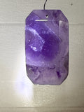 Faceted Dream Amethyst Pendant