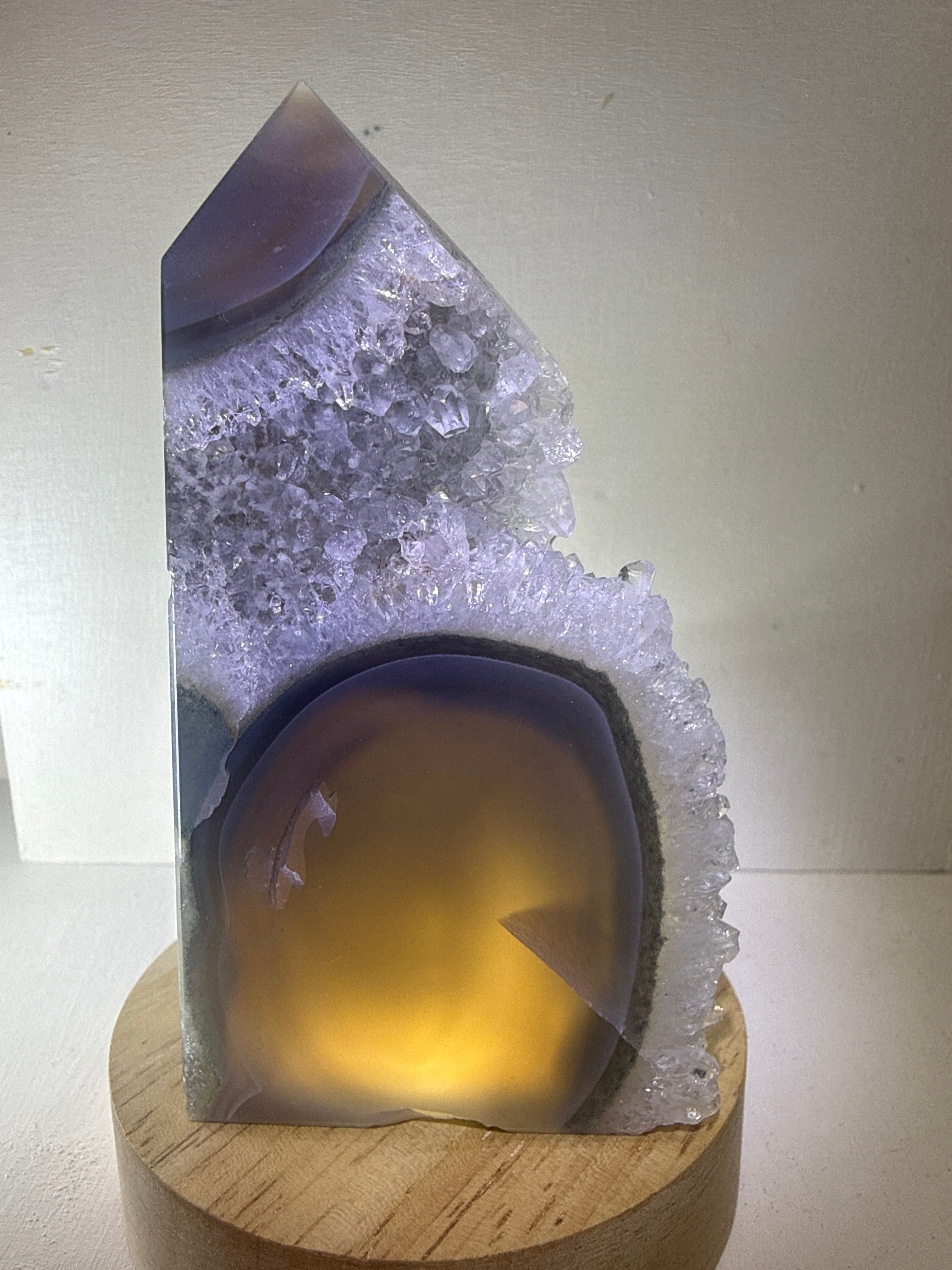 Druzy Agate Tower