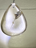 Gold Rutile in Smokey Quartz Pendant