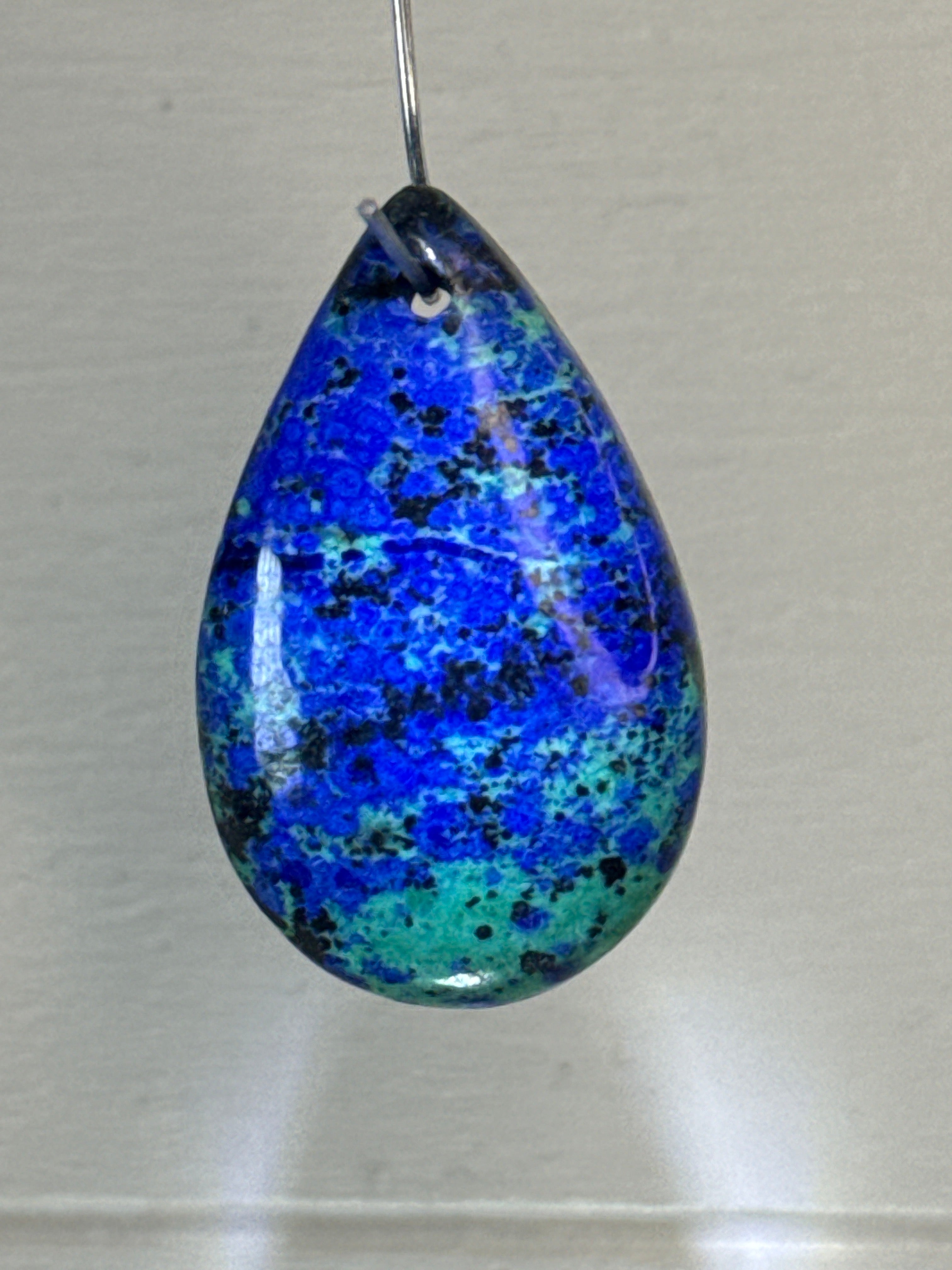 Azurite and Chrysocolla Pendant