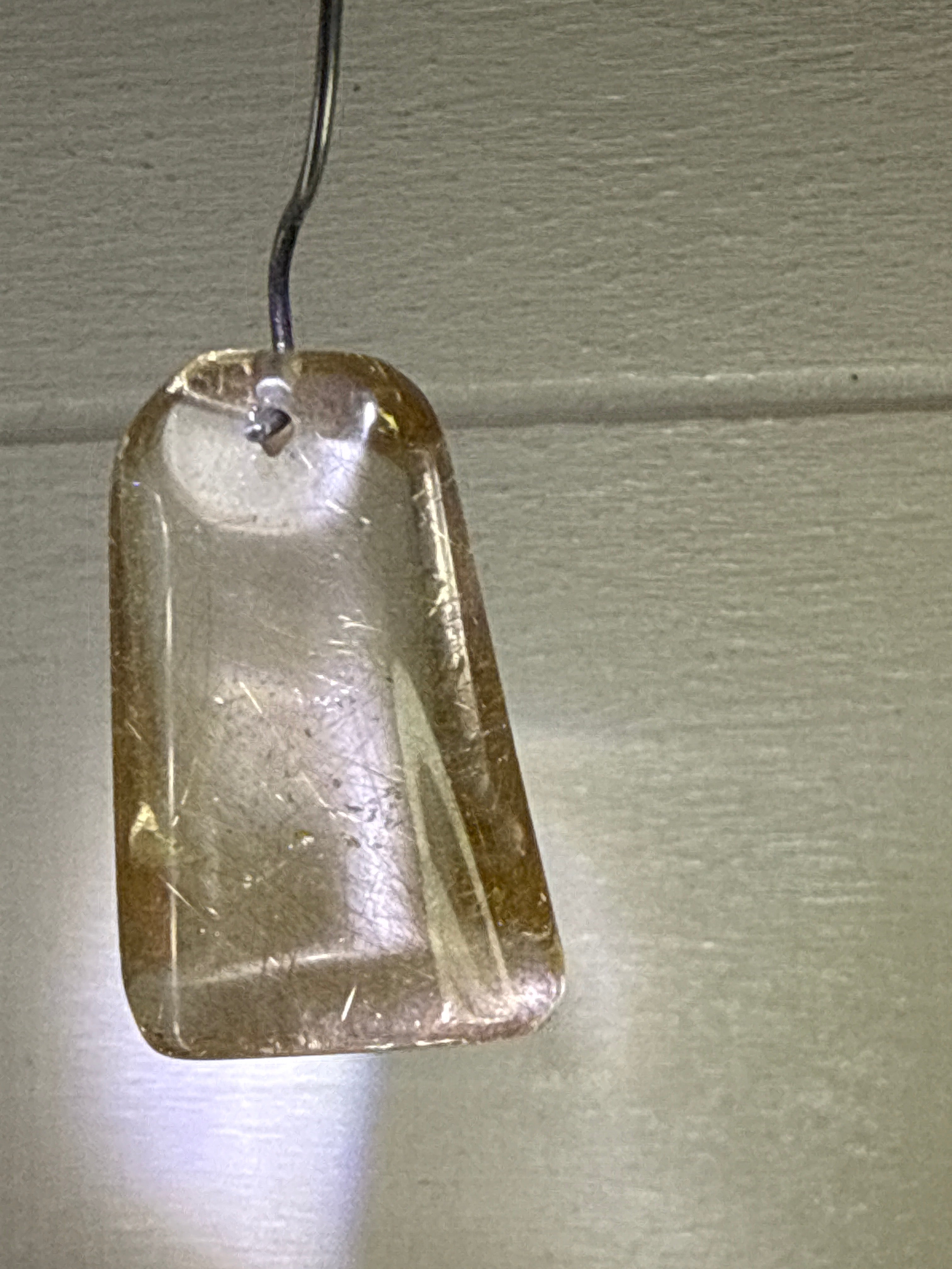 Gold Rutile Pendant