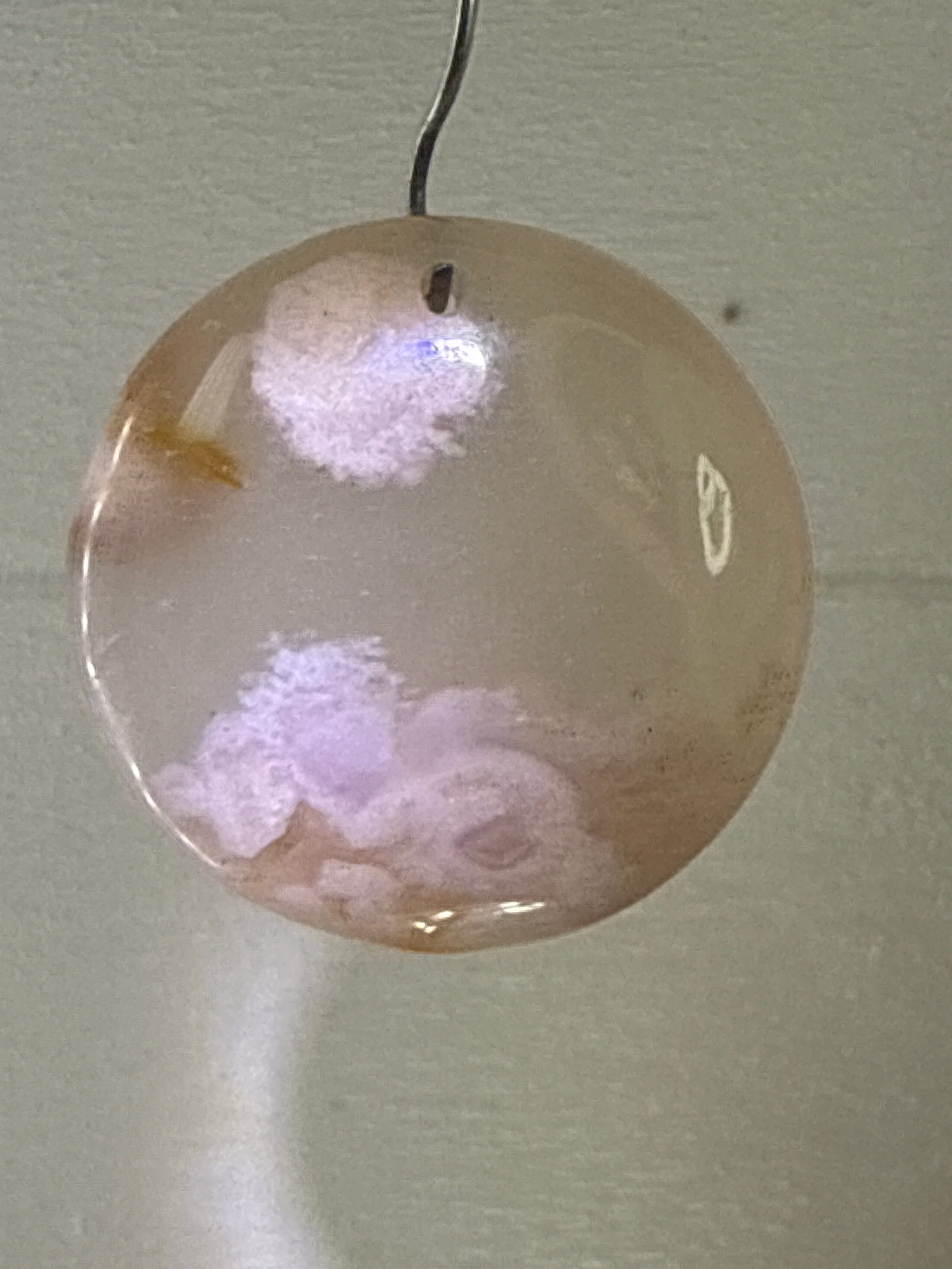 Flower Agate Pendant