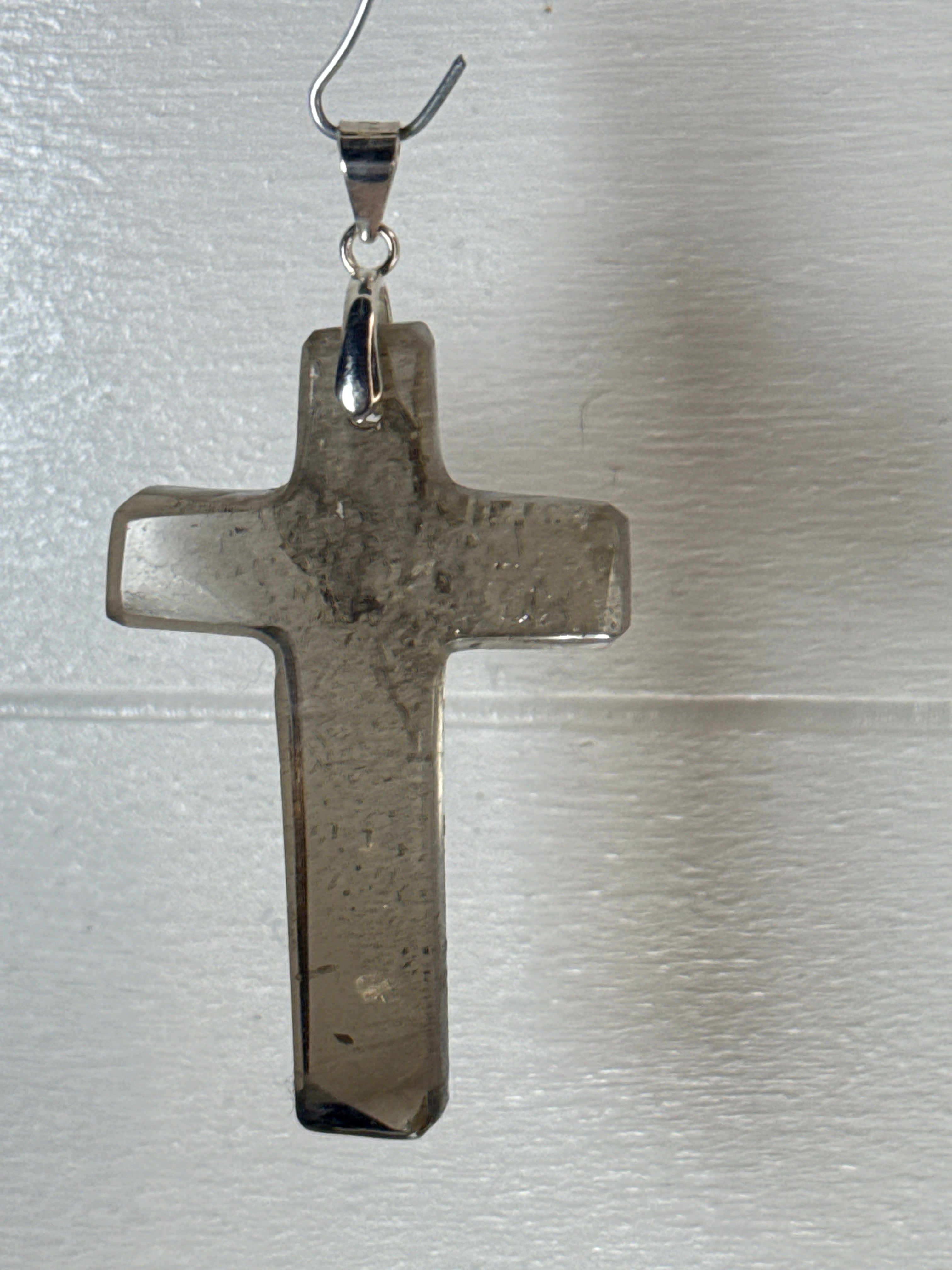 Smokey Quartz Cross Pendant
