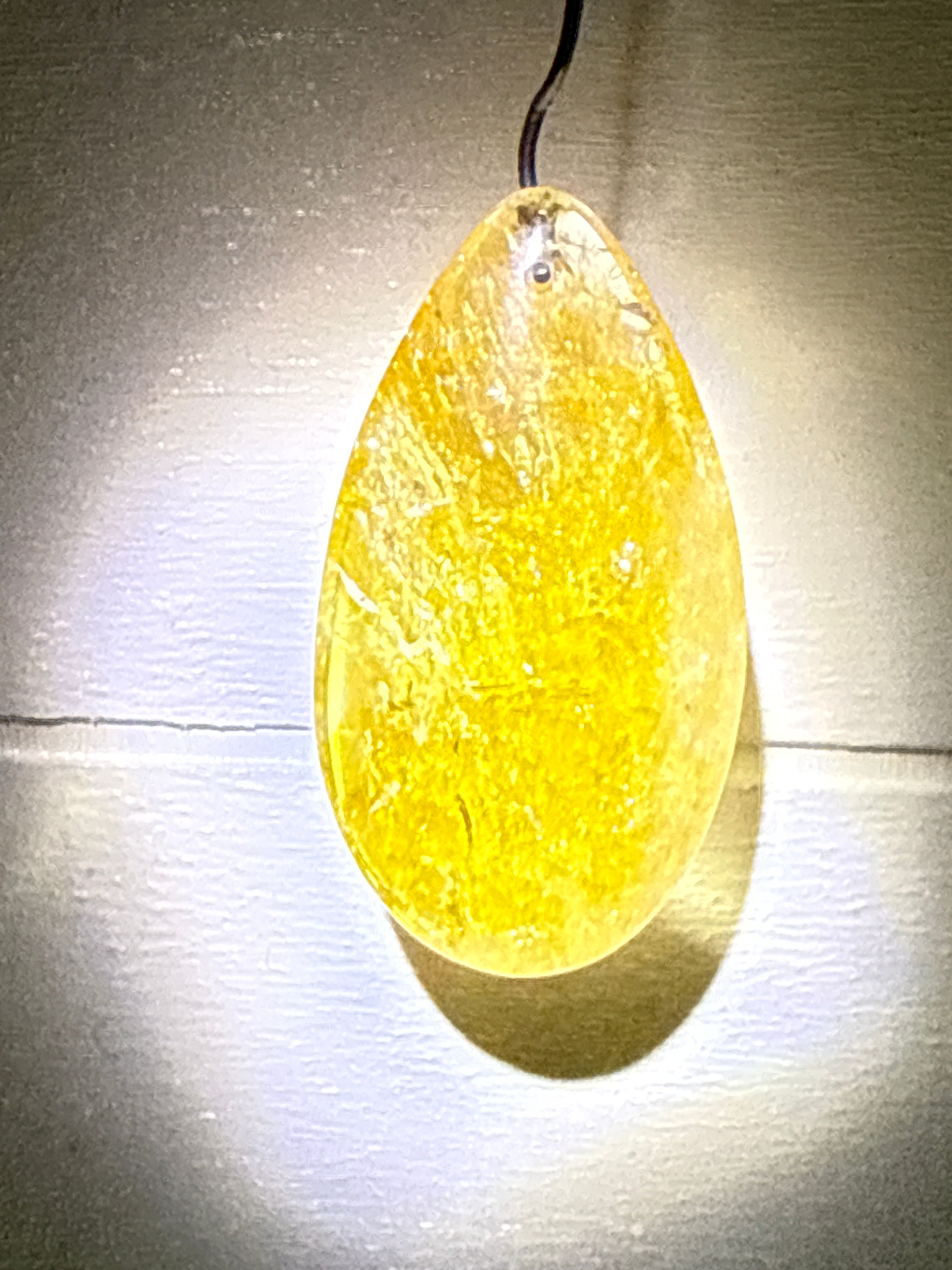 Heat Treated Amethyst Pendant