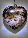 Rhodonite Heart Pendant