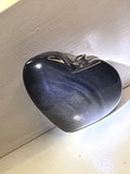 Rainbow Obsidian Heart Pendant