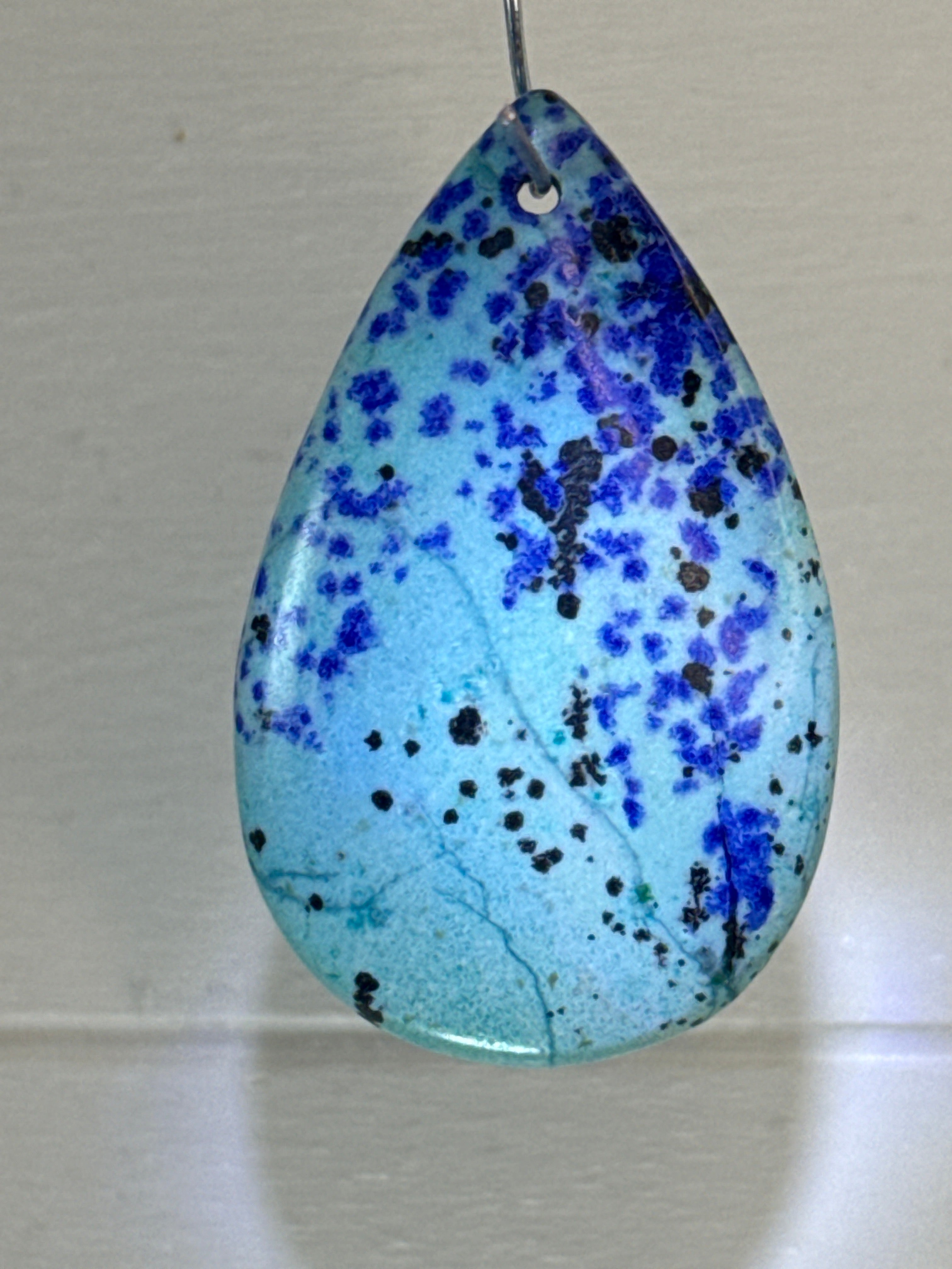 Azurite and Chrysocholla Pendant