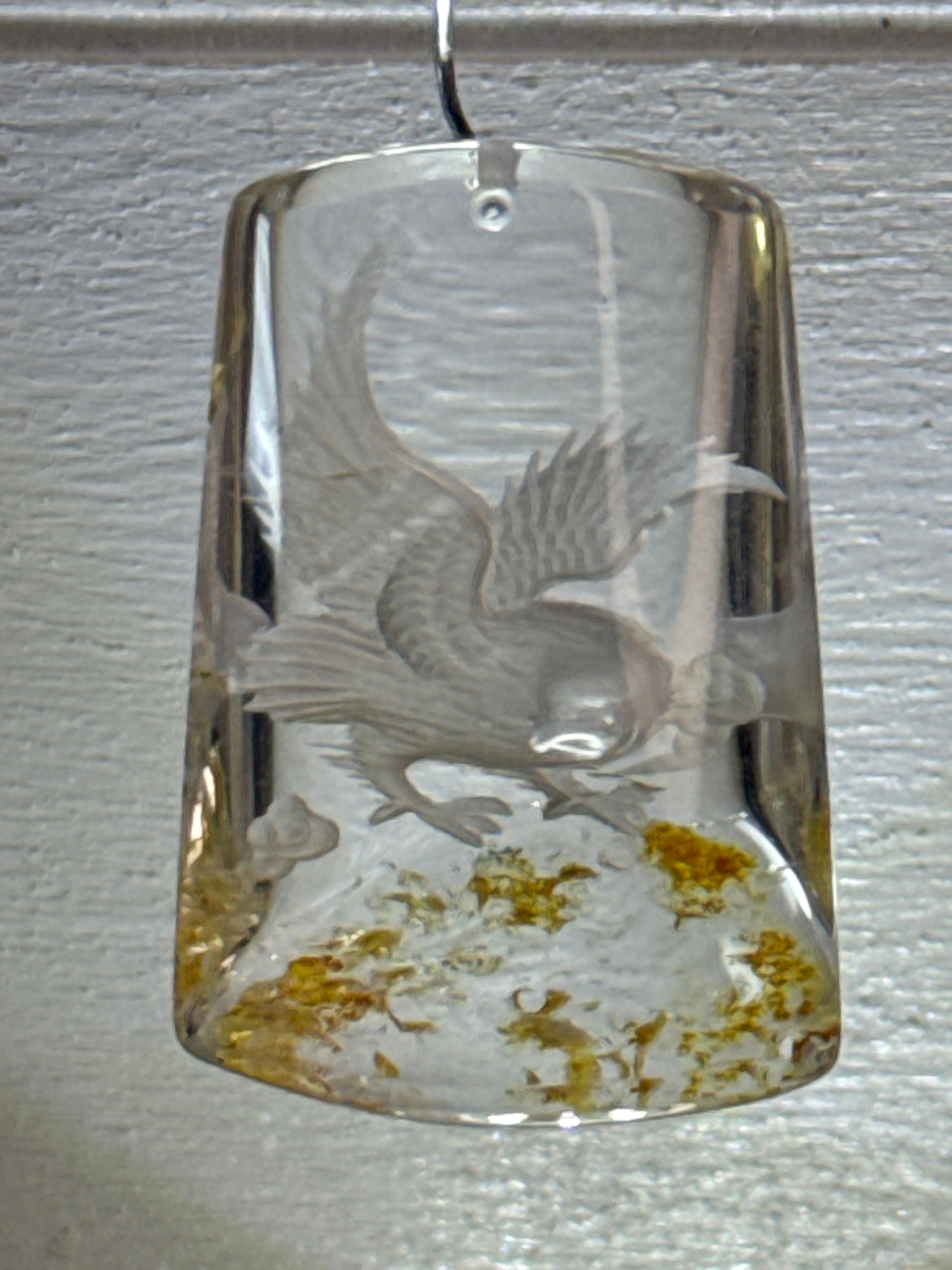 Carved Eagle Pendant