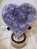 Amethyst Heart with Stand