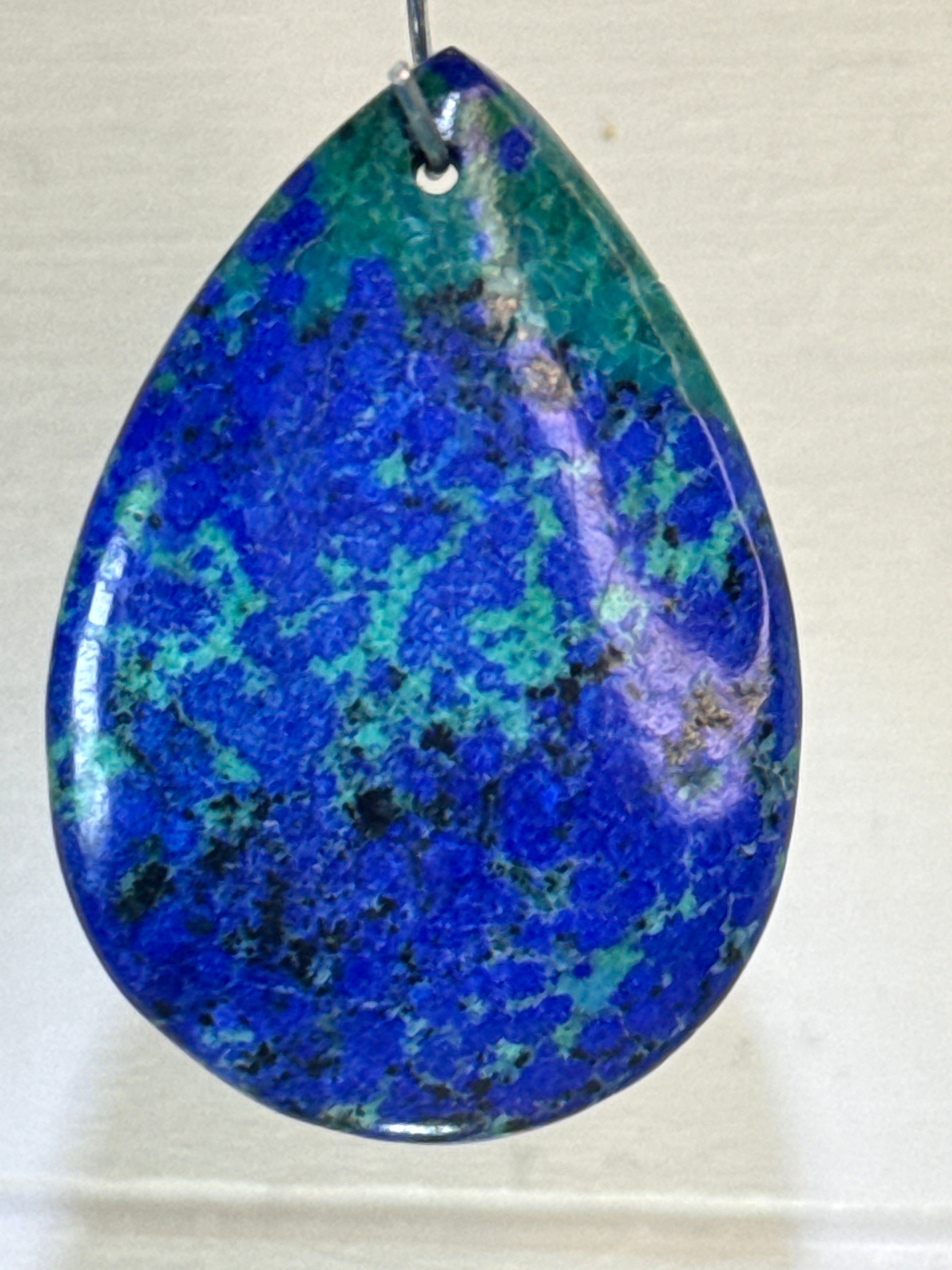 Azurite and Chrysocolla Pendant