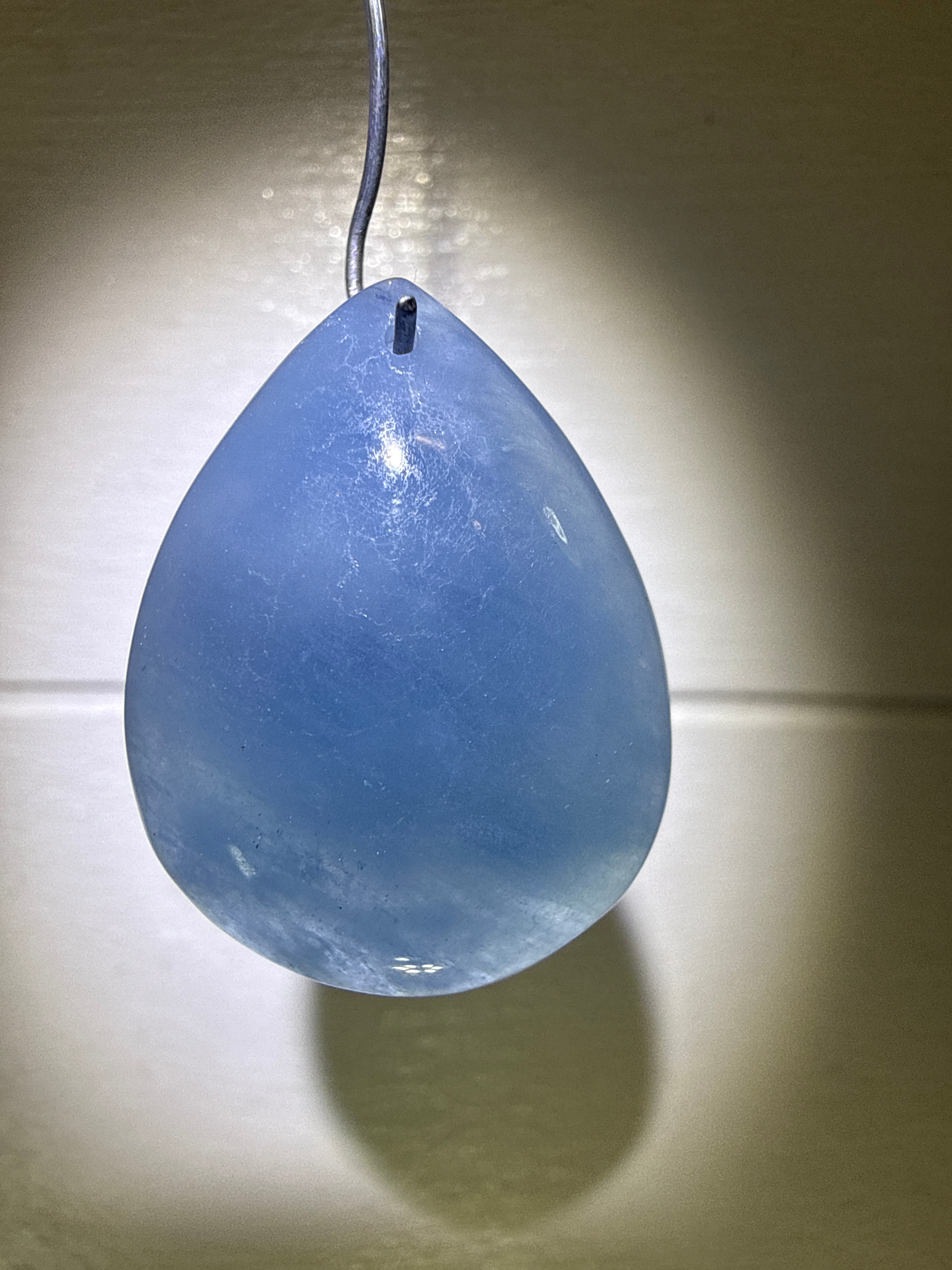 Aquamarine Teardrop Pendant