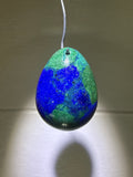 Azurite & Malacholla Pendant