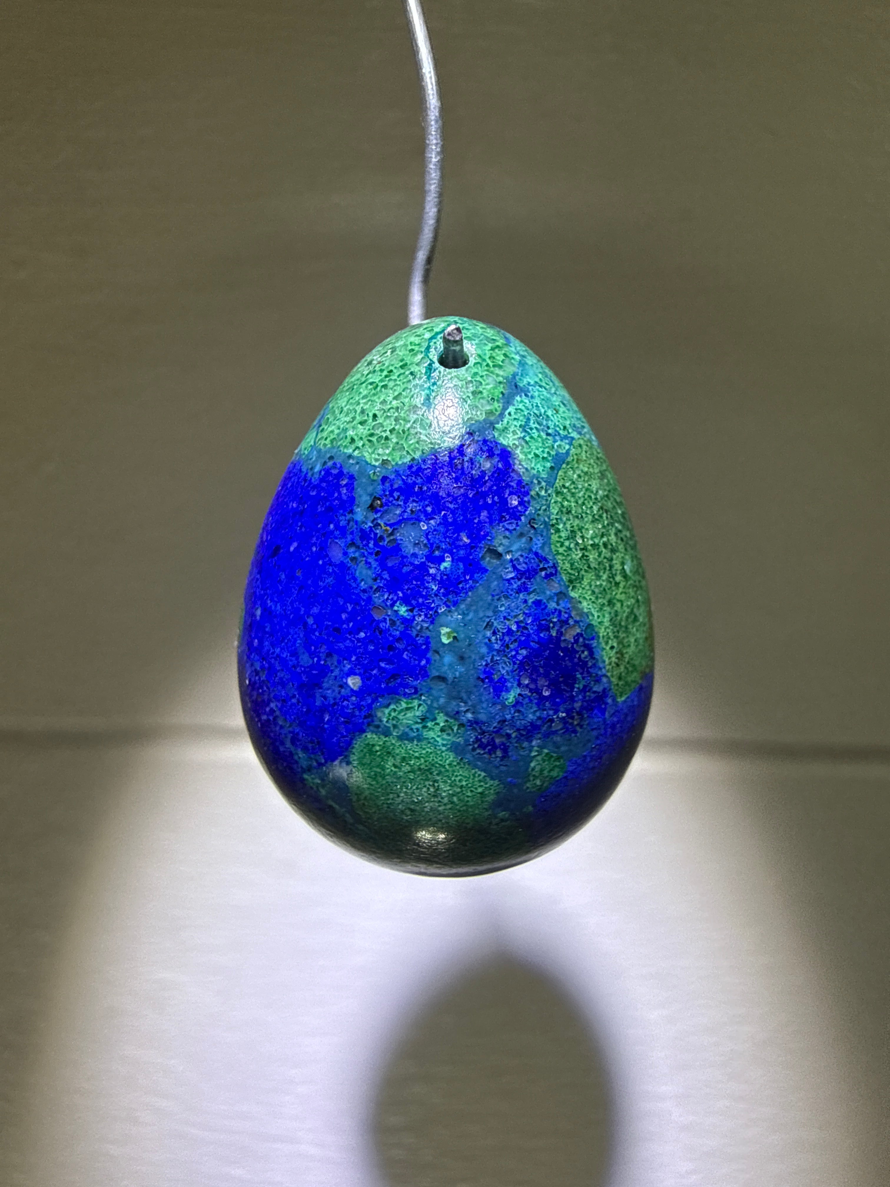 Azurite & Malacholla Pendant