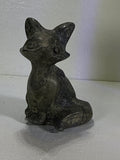 Pyrite Fox Carving