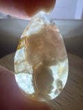 Faceted Flower Agate Pendant