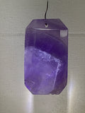 Faceted Dream Amethyst Pendant