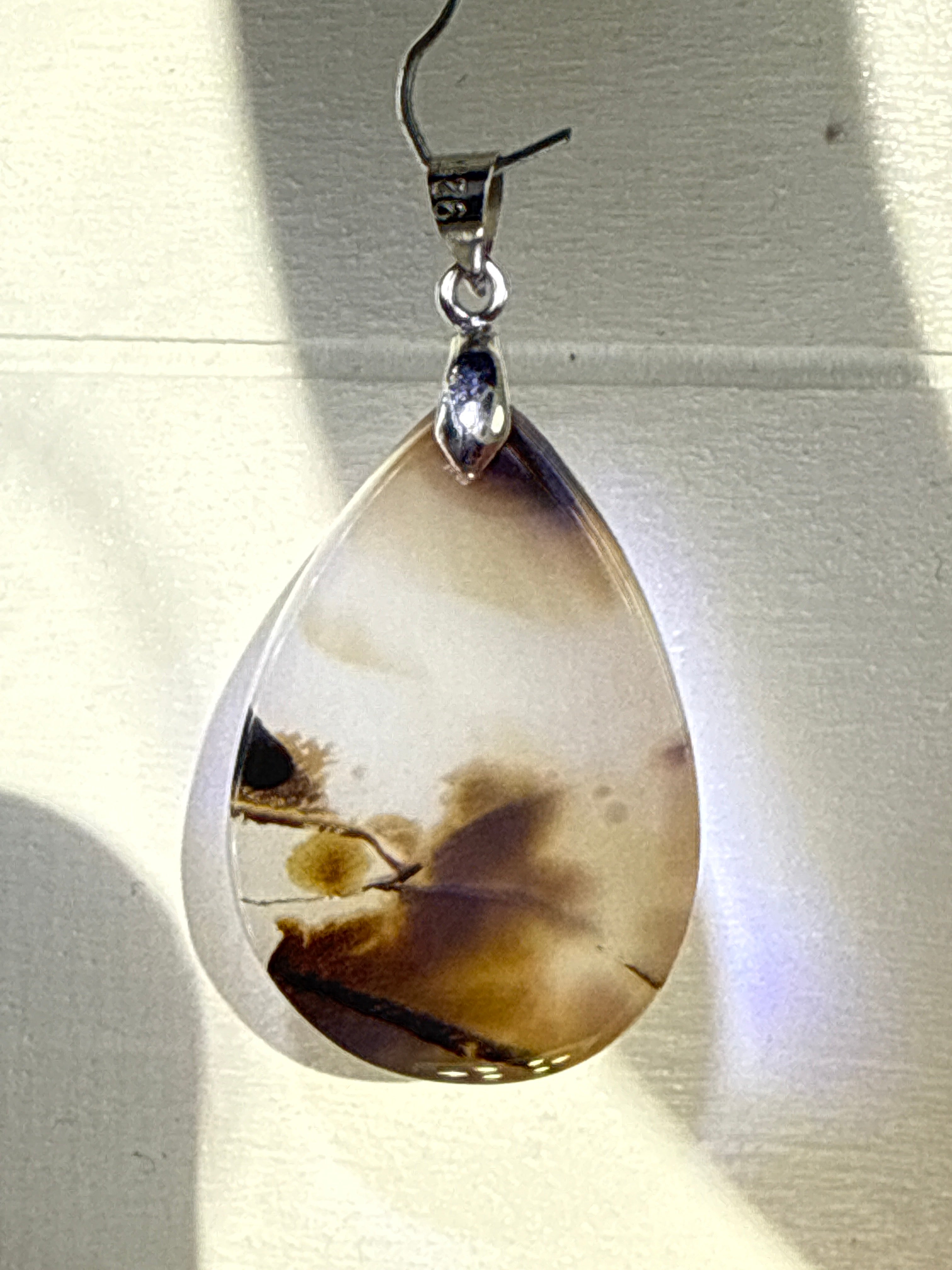 Dendritic Agate Pendant