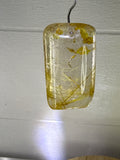Gold Rutile Pendant
