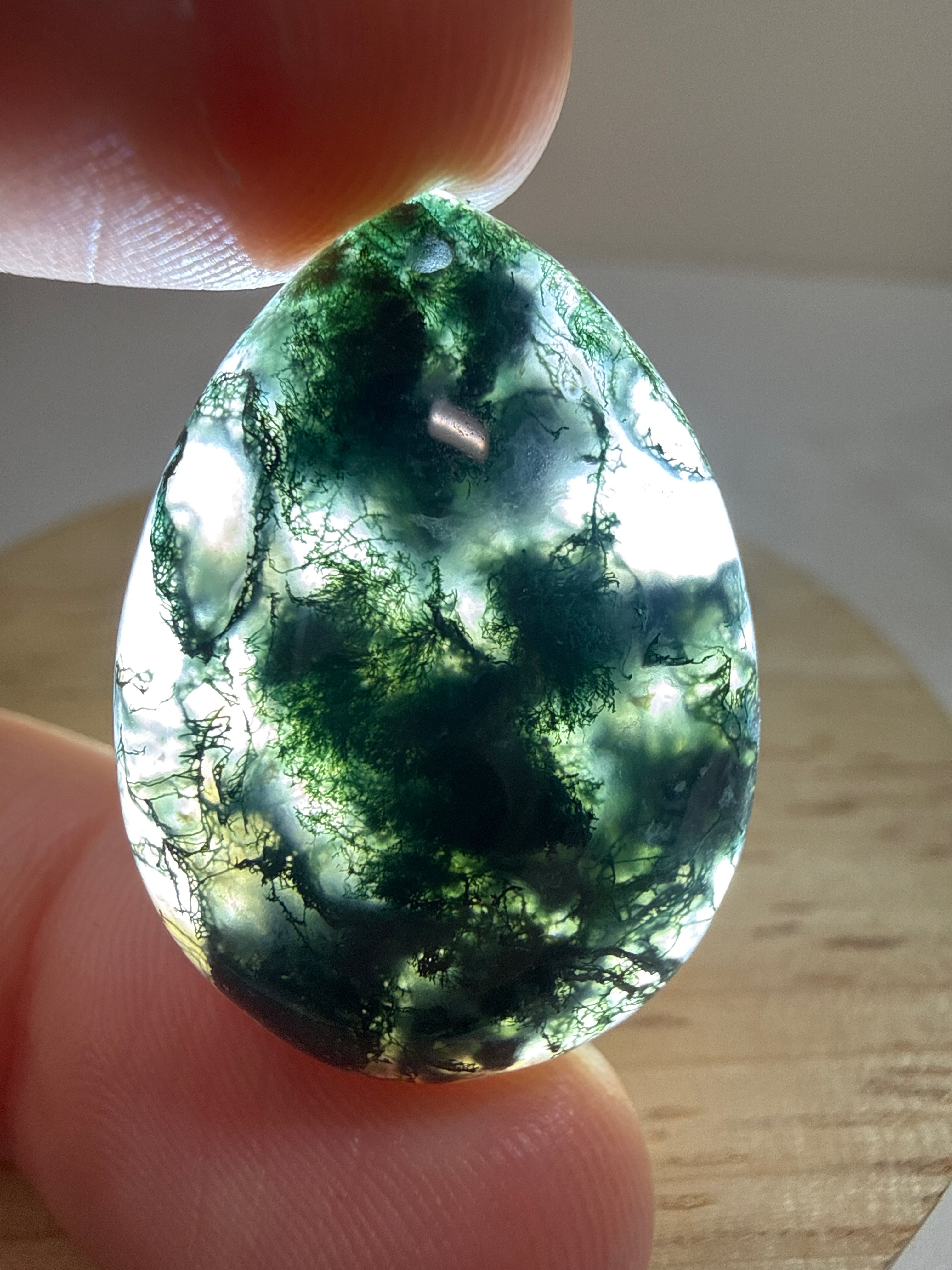 Moss Agate Pendant