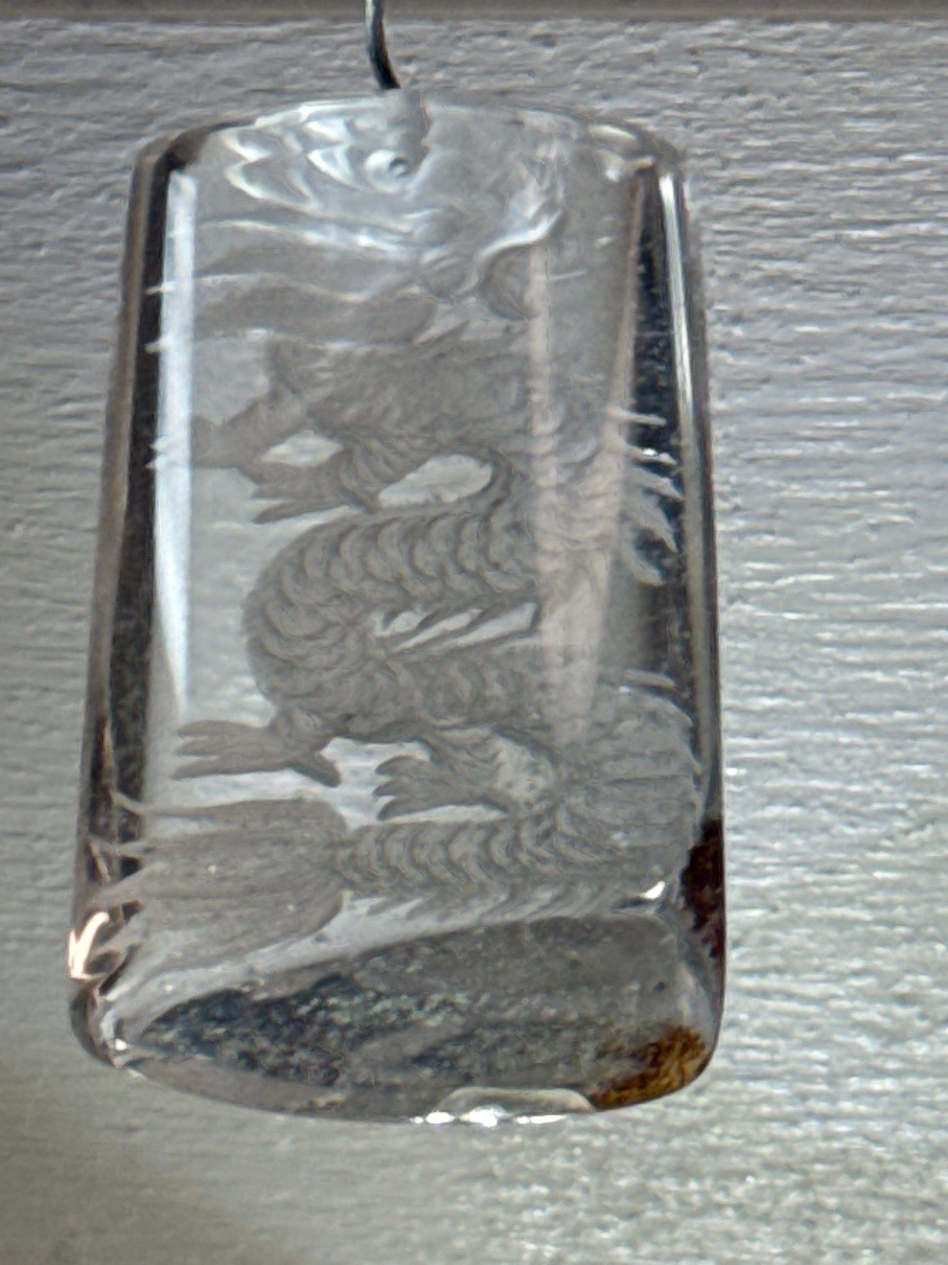Carved Dragon Pendant