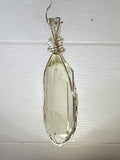 Wire Wrapped Citrine Pendant