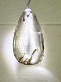 Green Tourmaline in Quartz Pendant