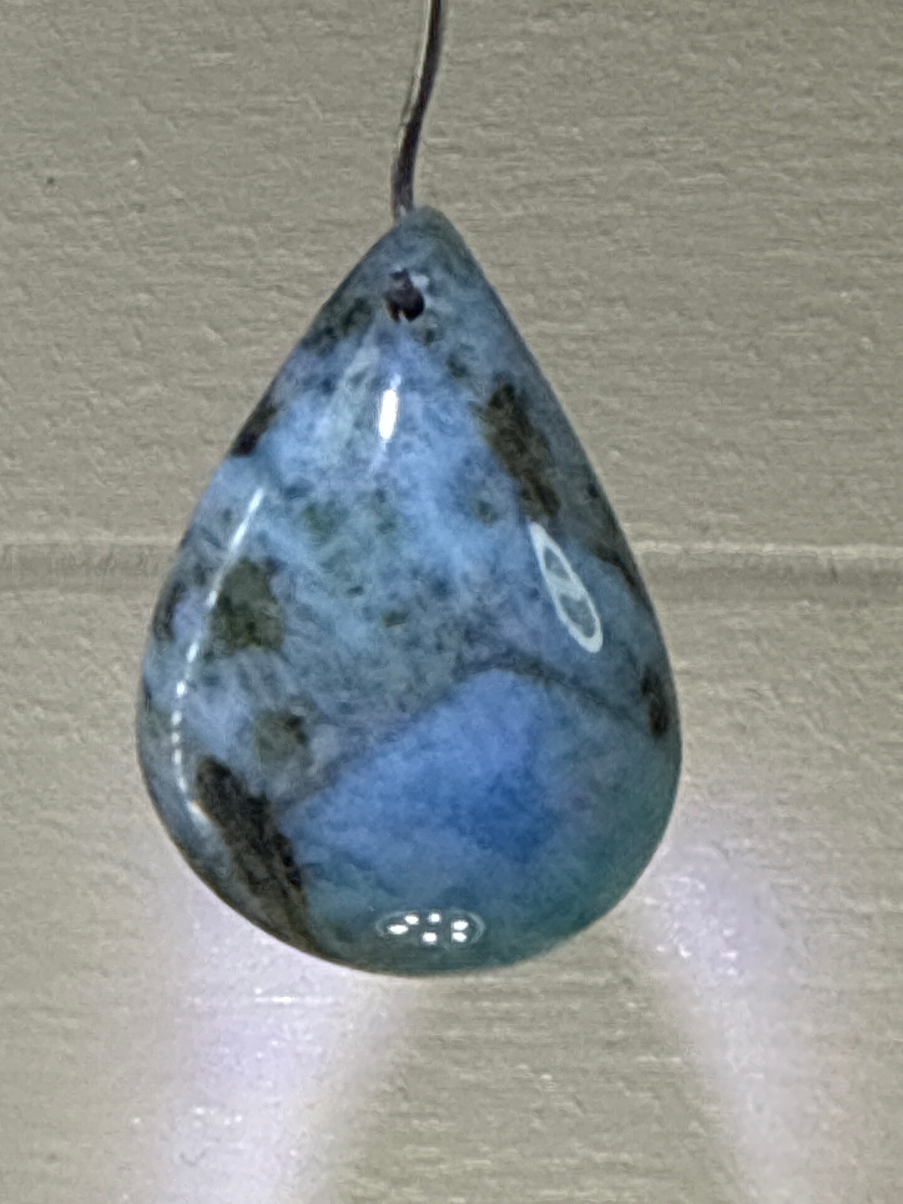 Chinese Larimar Pendant