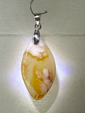 Flower Agate Pendant