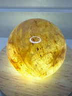 Golden Healer Sphere with Flash and small Rainbows