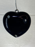 Black Obsidian Heart Pendant