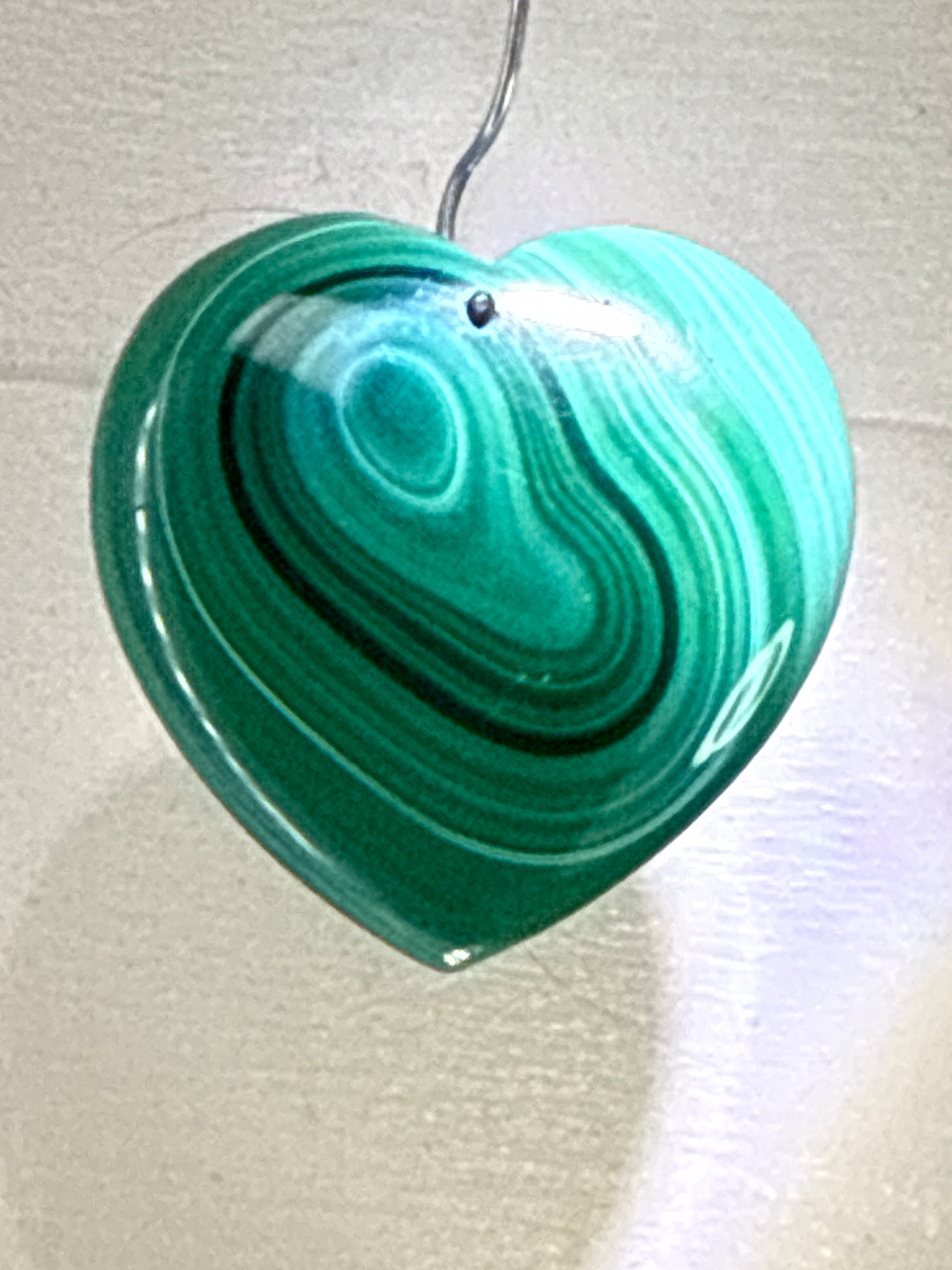 Malachite Heart Pendant