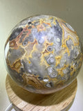 Crazy Lace Agate Sphere
