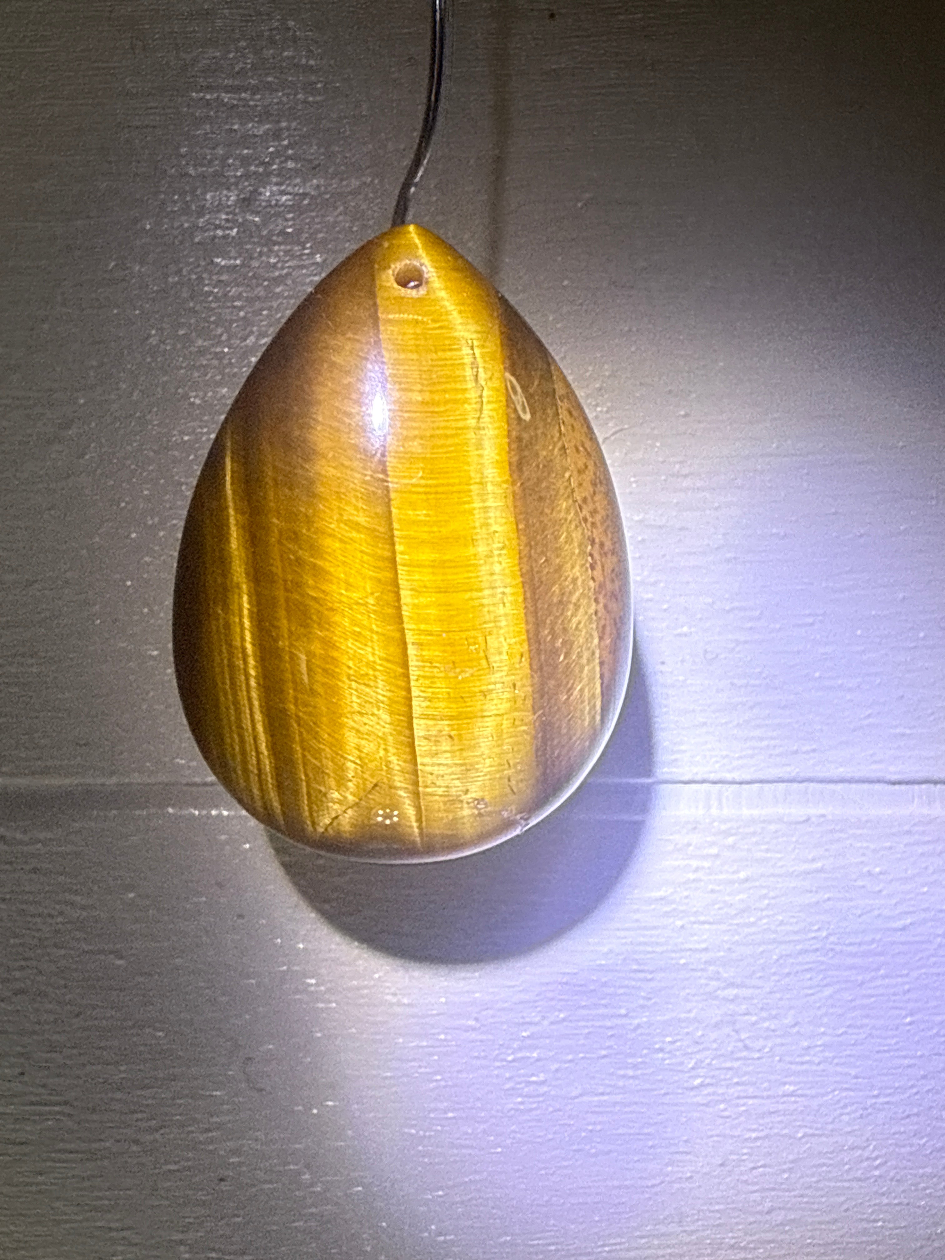 Gold Tigers Eye Pendant