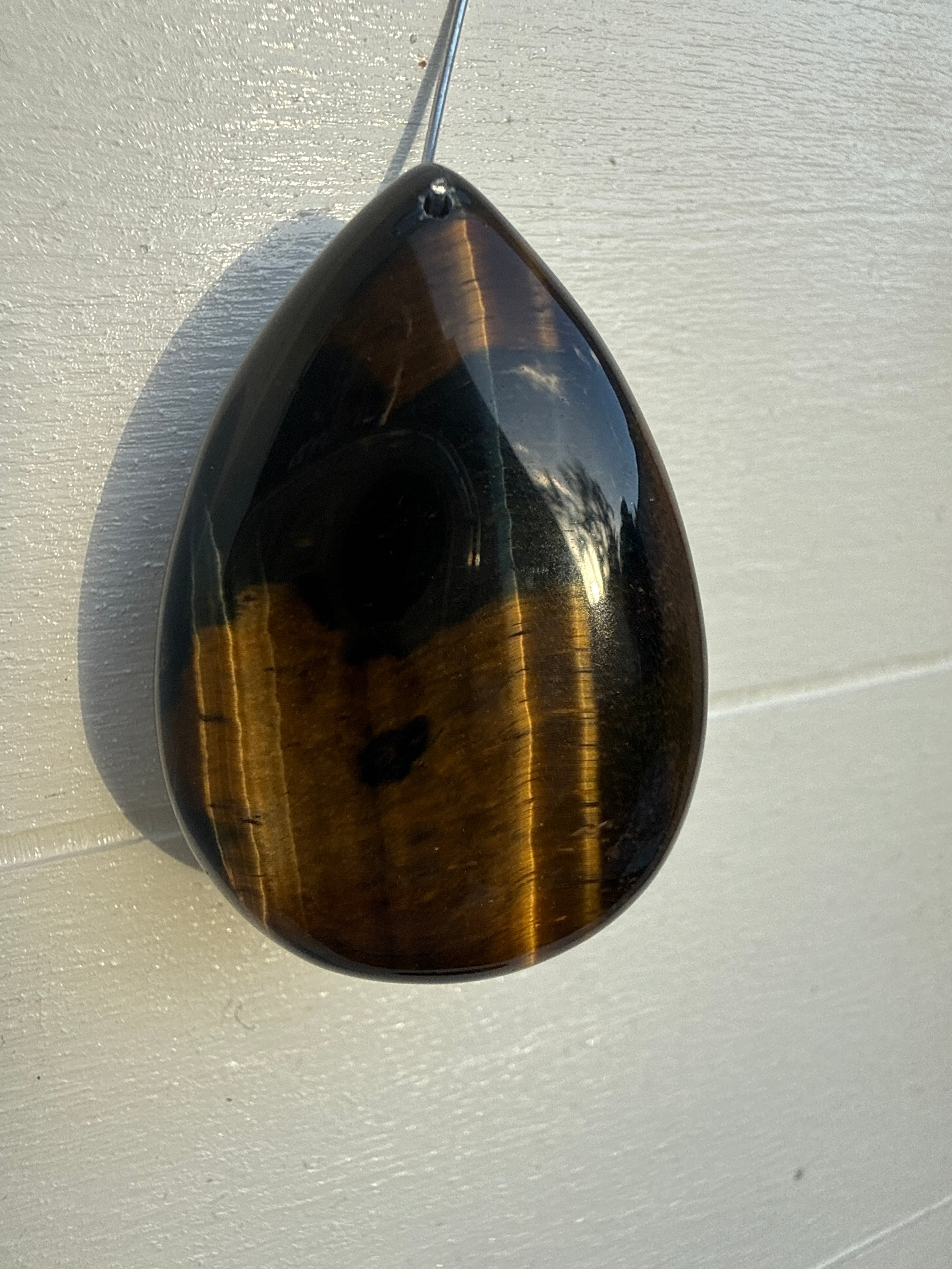 Blue and Gold Tigers Eye Pendant