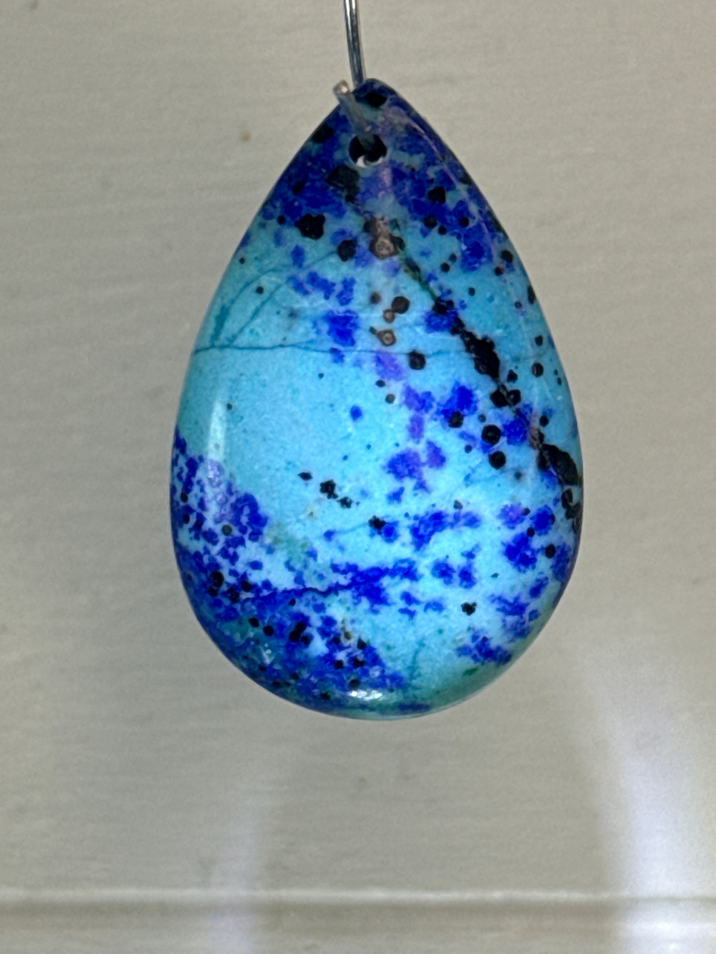 Azurite and Chrysocolla Pendant