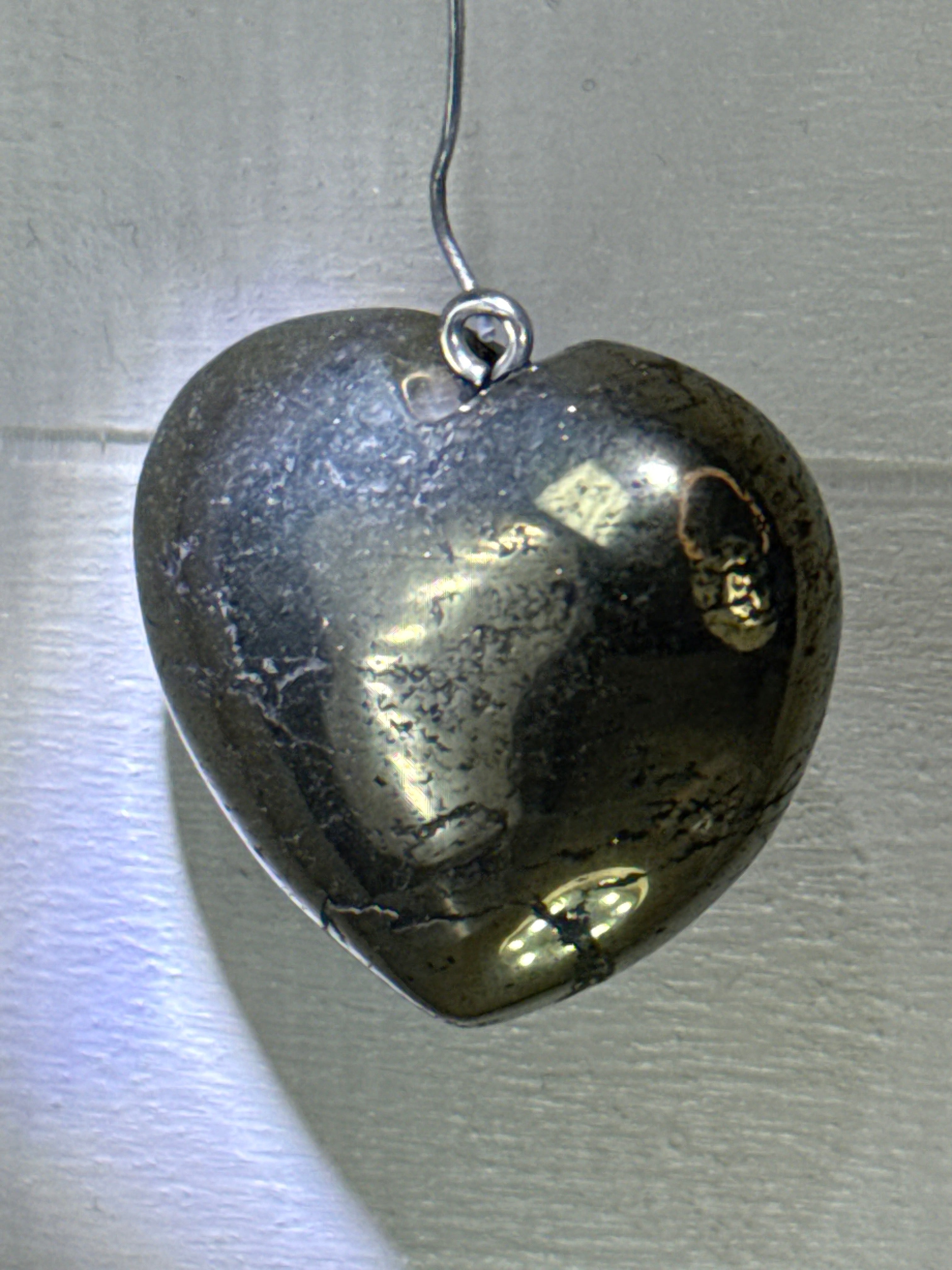 Pyrite Heart Pendant