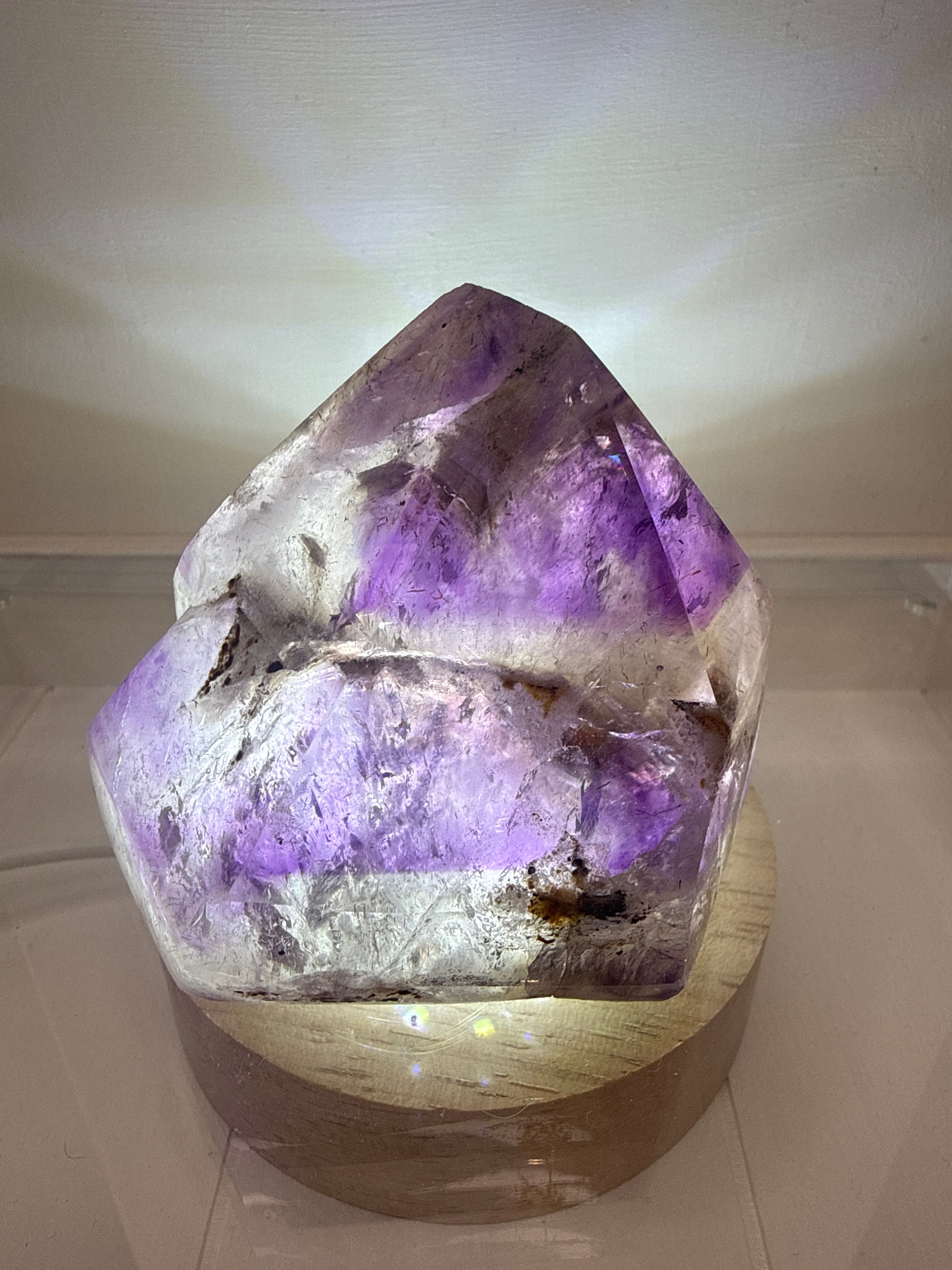 Amethyst and Smokey Quartz