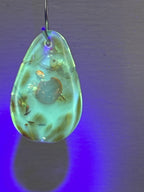 Flower Amber Pendants (Light Inclusions)