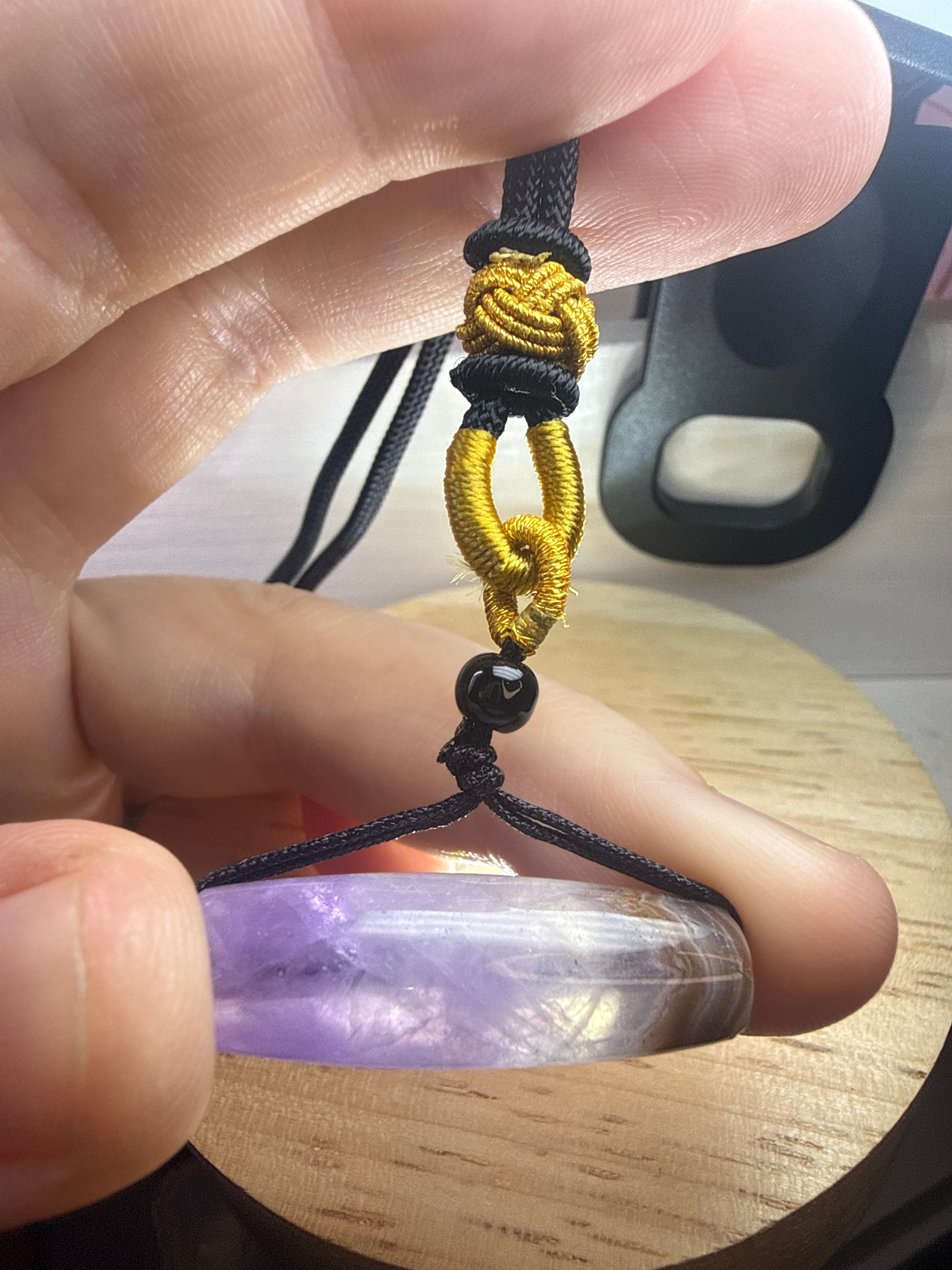 Amethyst with Mexican Lace Agate Pendant