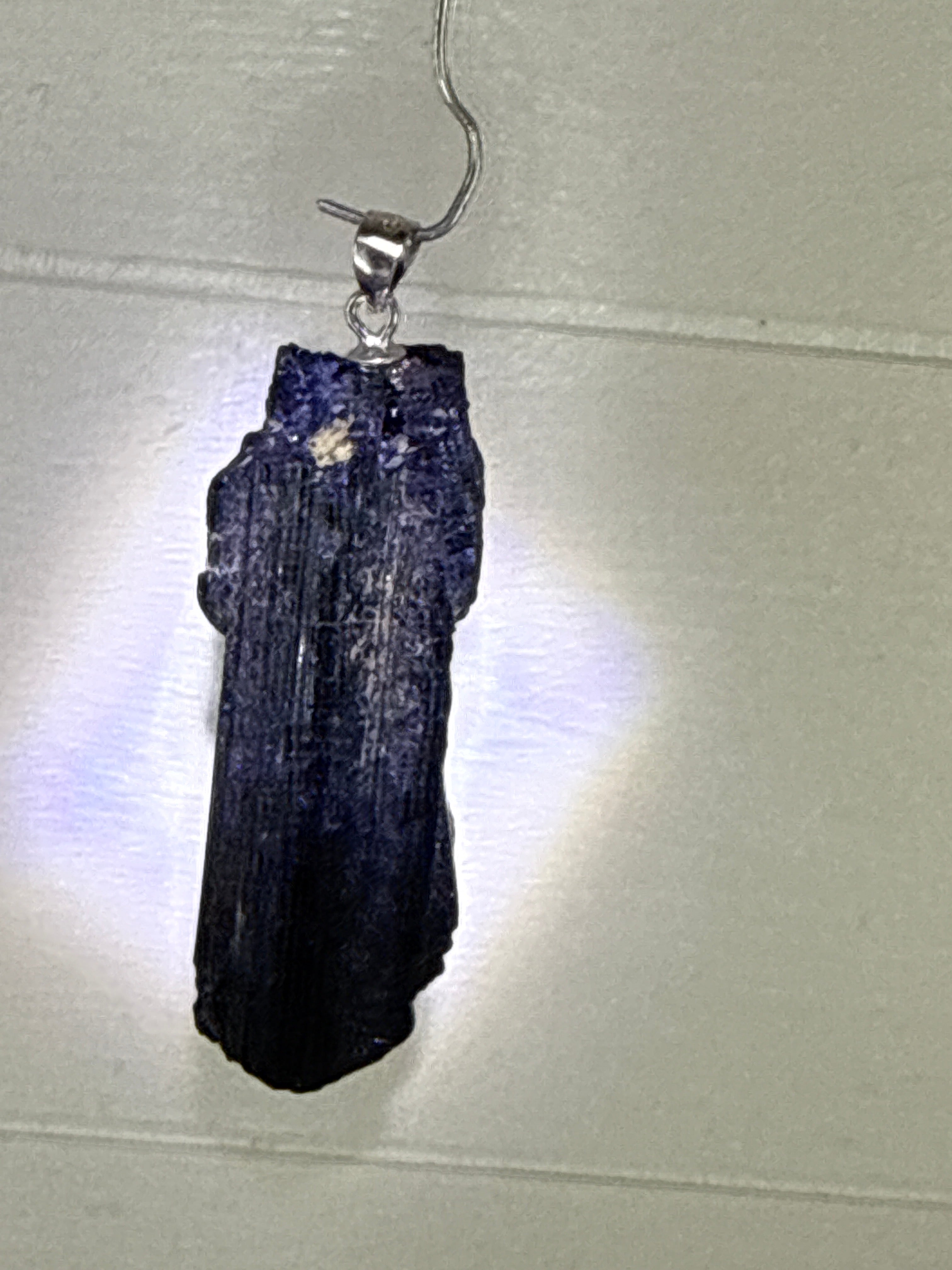 Raw Black Tourmaline Pendant